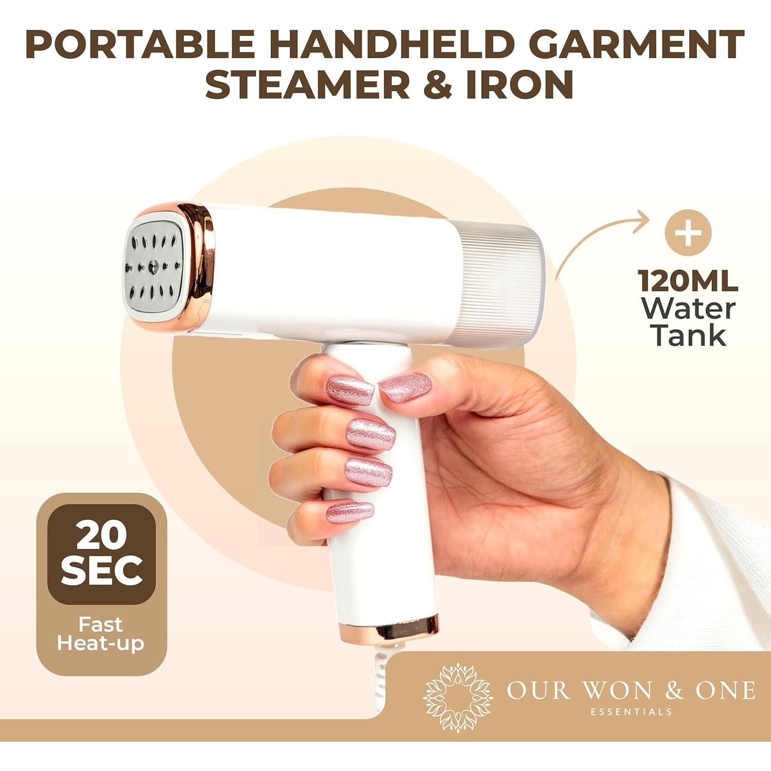 Vaporizador de Ropa Our Won & One 1000W Compacto Blanco