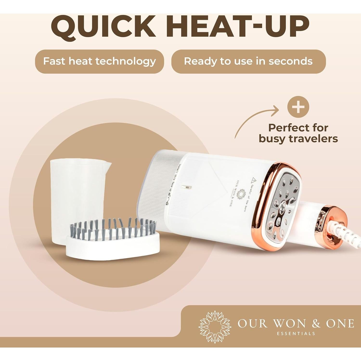 Vaporizador de Ropa Our Won & One 1000W Compacto Blanco