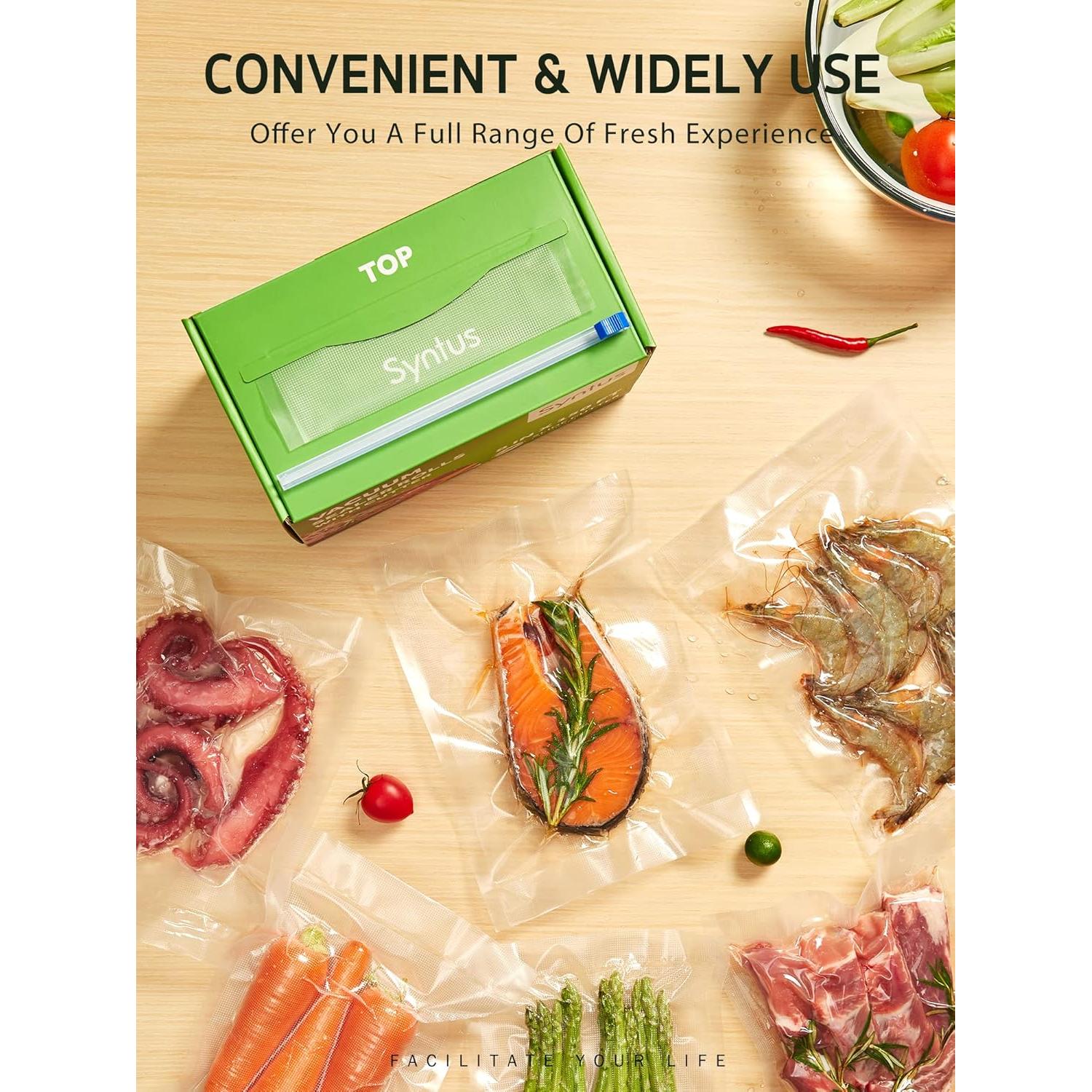 Rollo Sellador al Vacío Syntus 8" x 150' con Dispensador