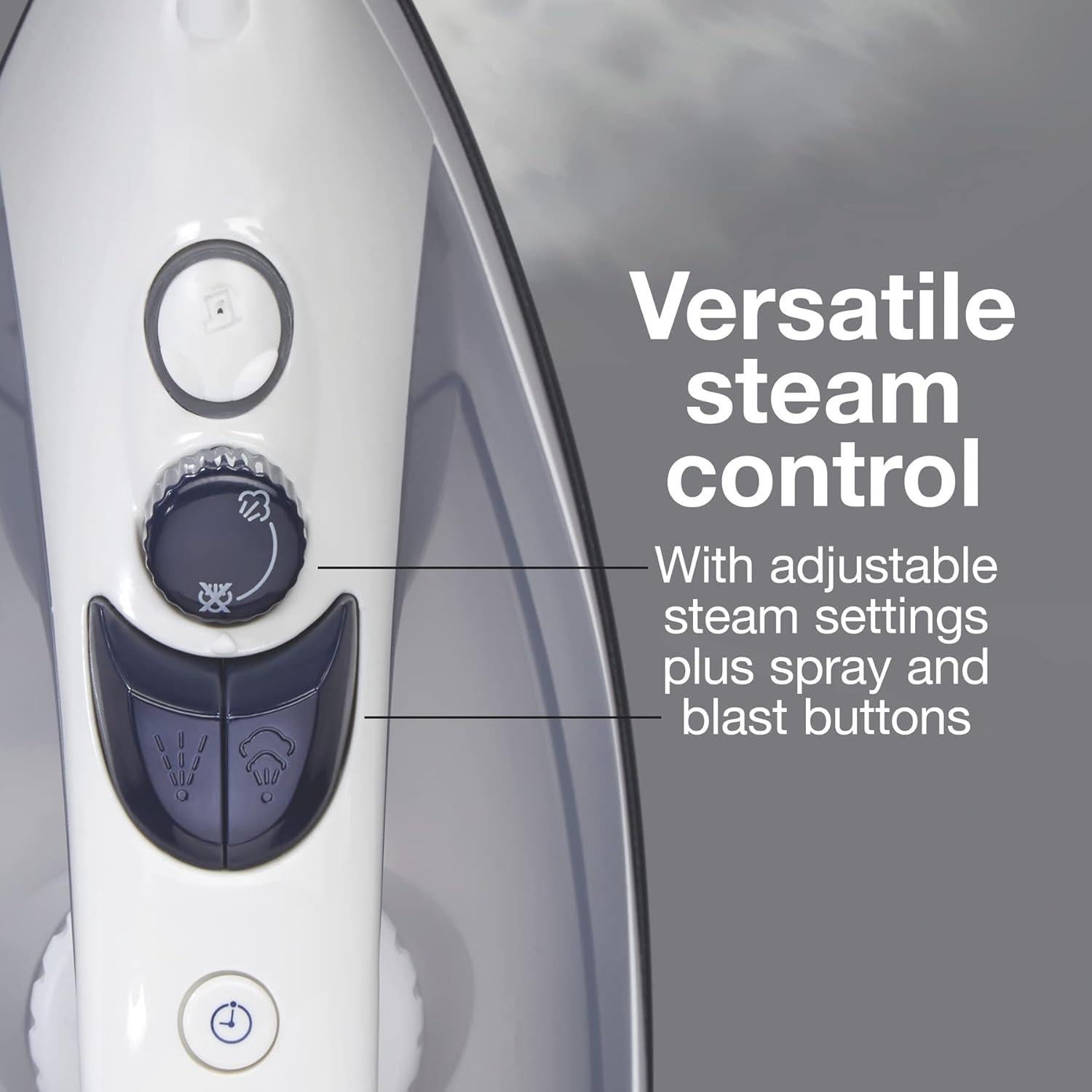 Plancha de Vapor Proctor Silex 1200W con Suela Antiadherente