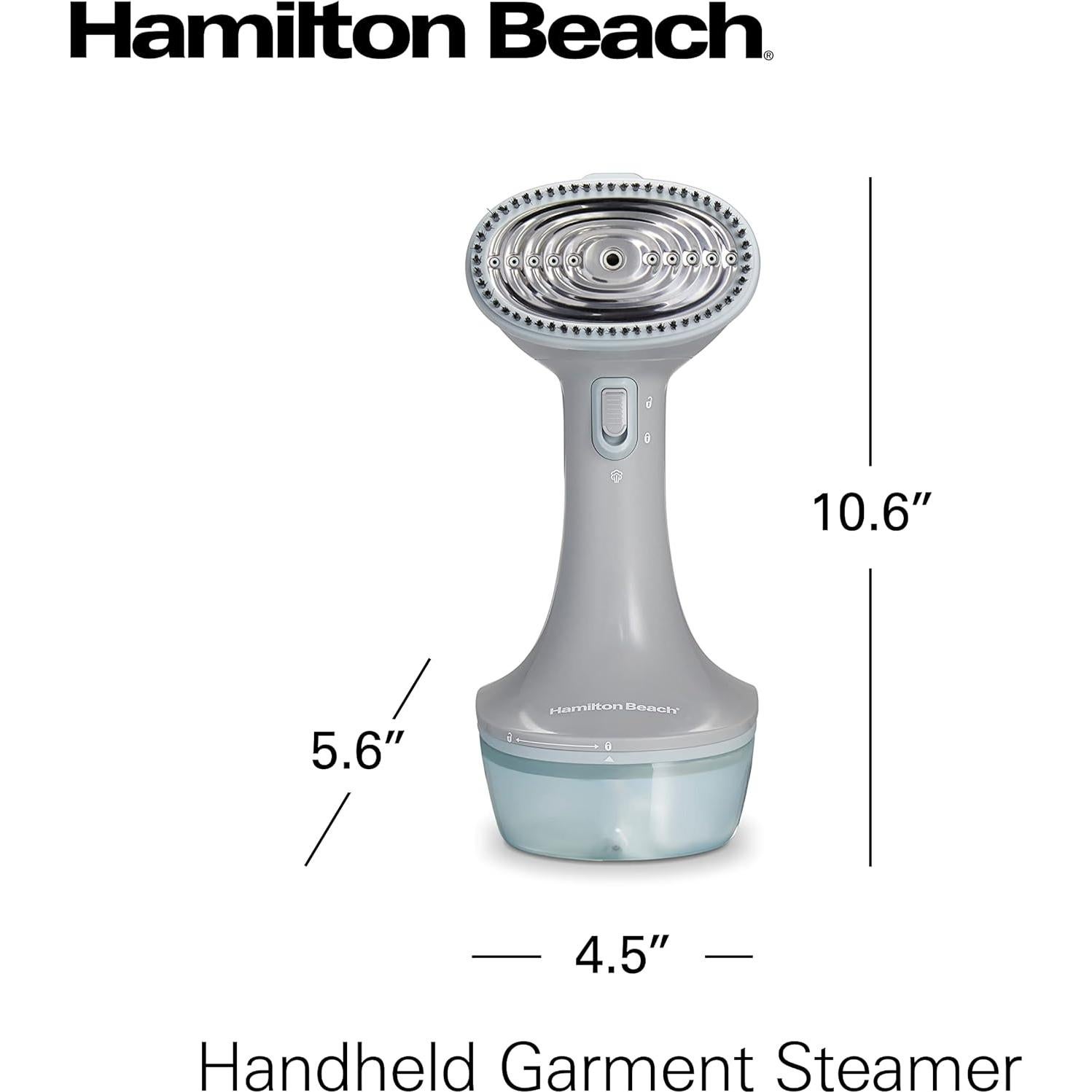 Hervidor de Ropa de Mano Hamilton Beach 1200W 400ml Gris/Azul