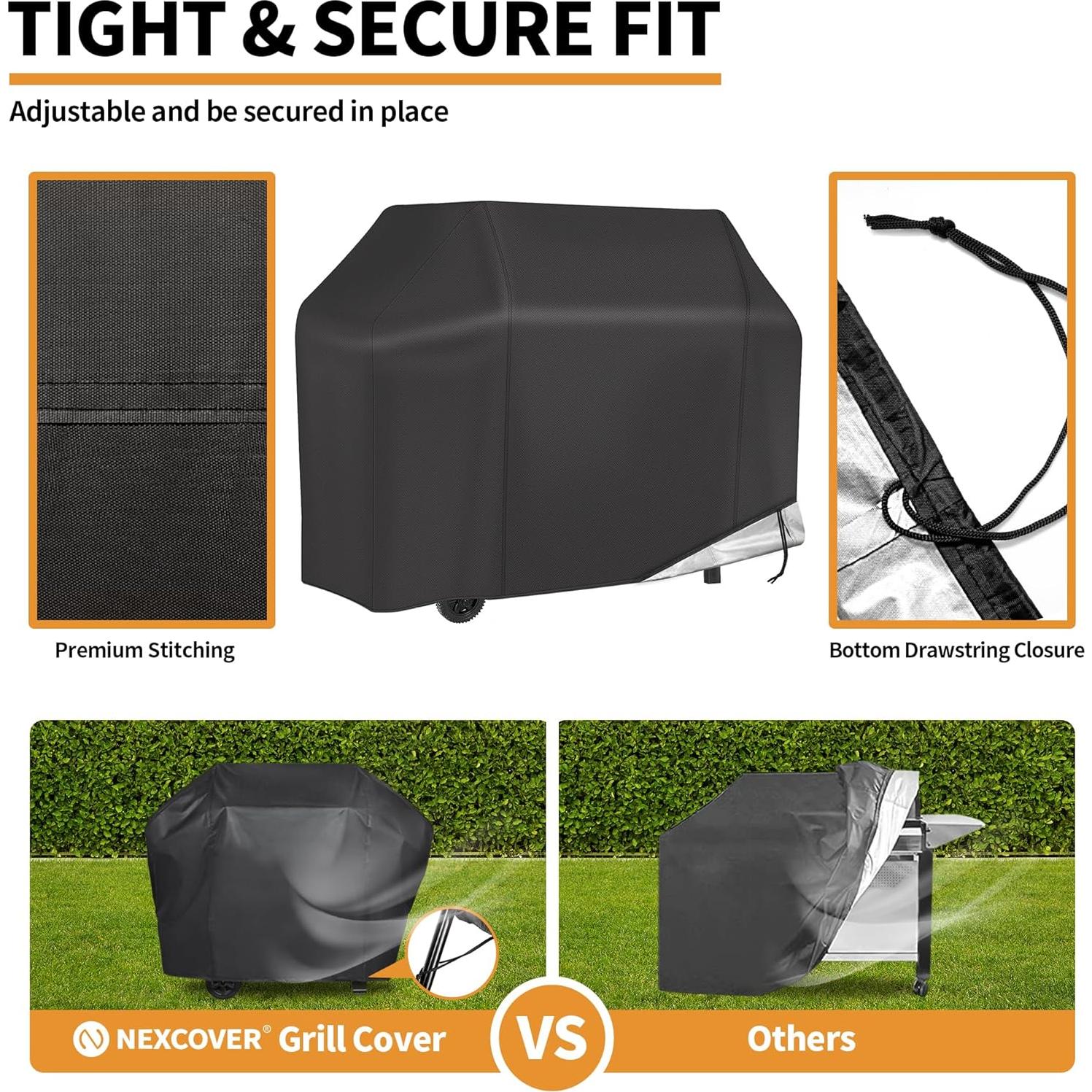 Cubierta para Parrilla NEXCOVER 139,7 cm Resistente al Agua