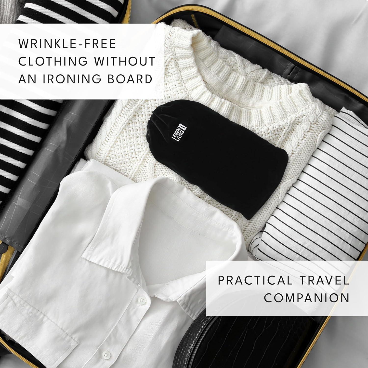 Plancha a vapor portátil LEBENLANG 900W 120ml 25s calentamiento