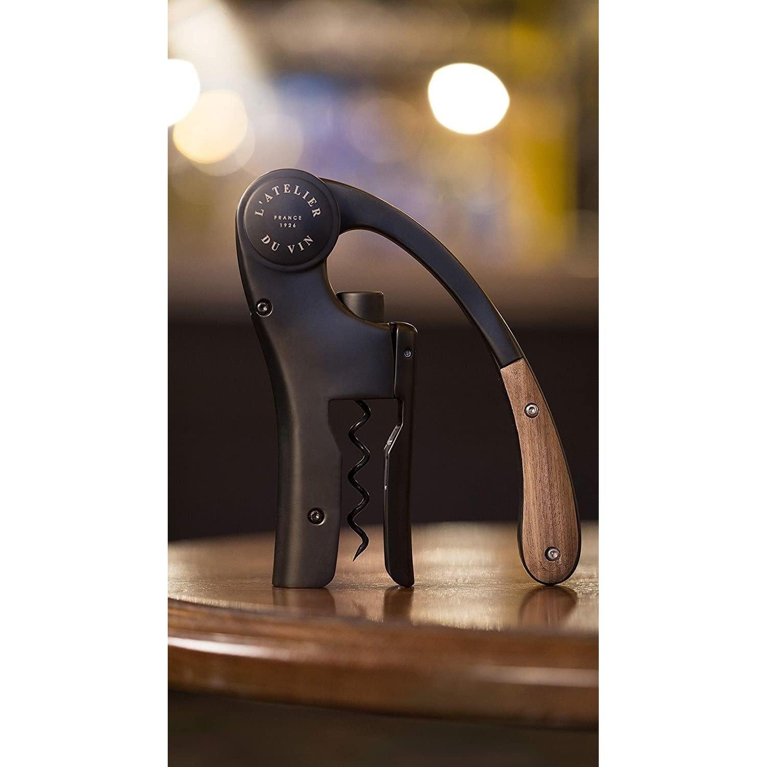 Sacacorchos de Palanca L'Atelier du Vin Oeno Motion Madera