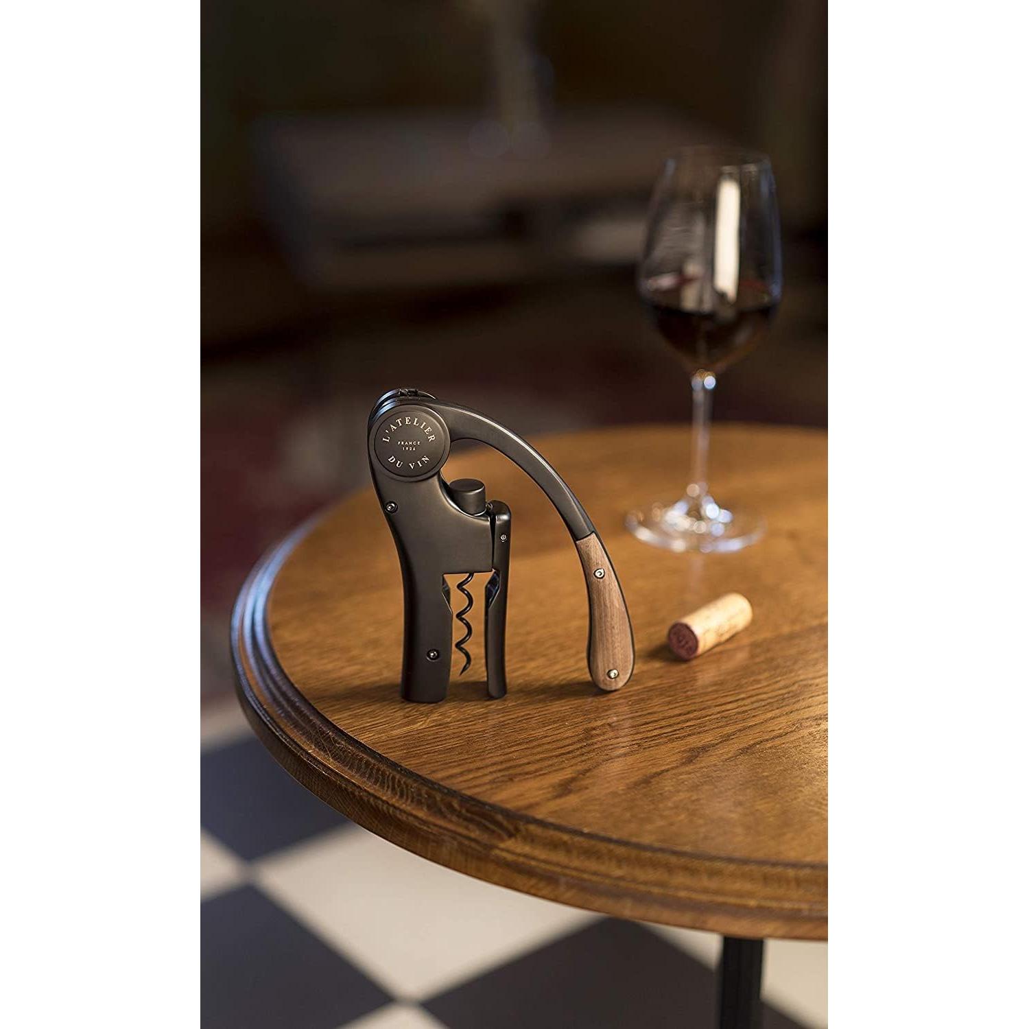 Sacacorchos de Palanca L'Atelier du Vin Oeno Motion Madera