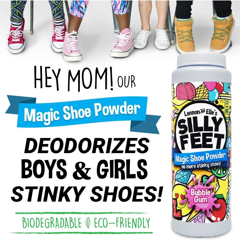 Desodorante en Polvo para Zapatos Silly Feet 226g Aroma Chicle