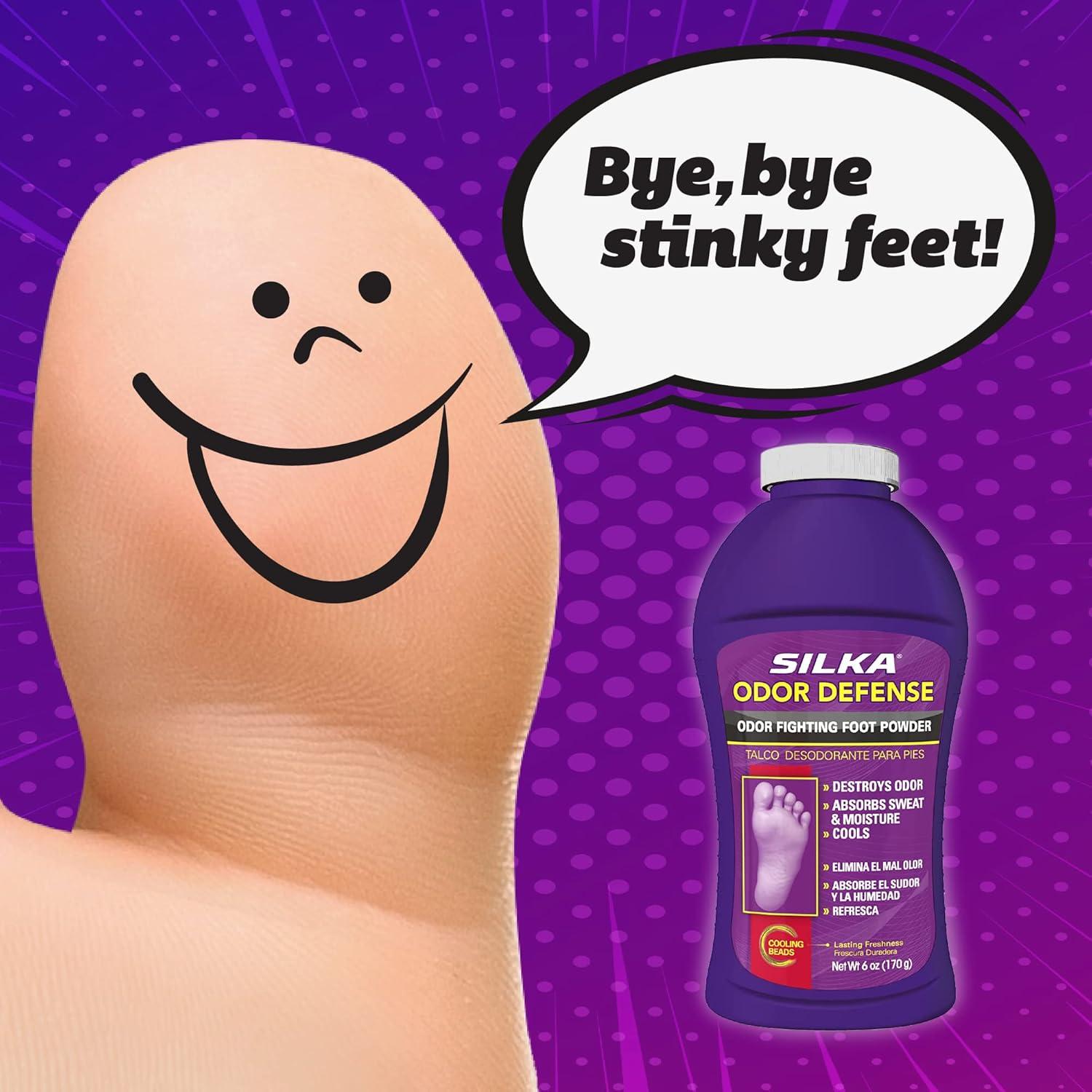 Polvo para Pies Silka 170g - Desodorante y Antitranspirante