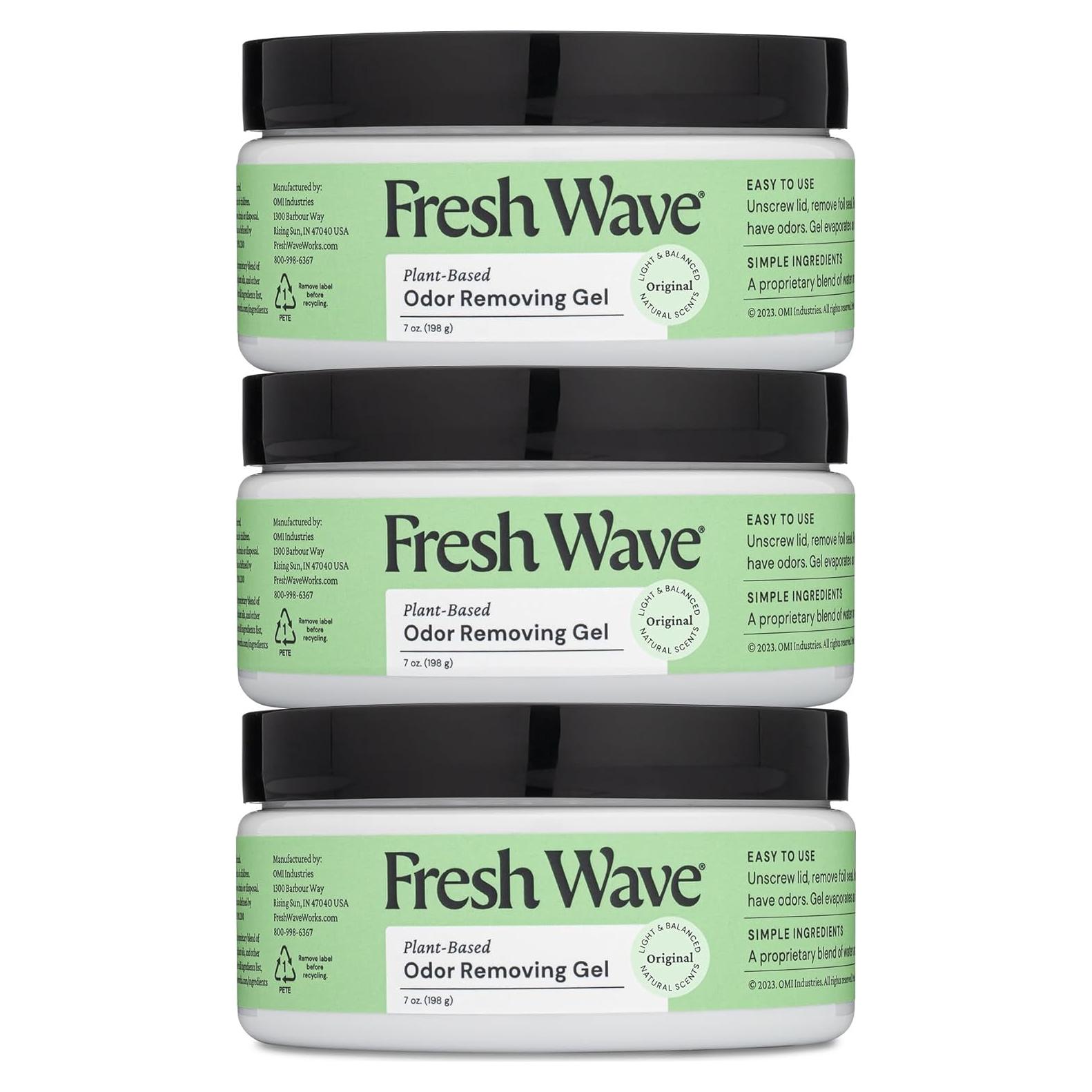 Gel Eliminador de Olores Fresh Wave 198 g - Paquete de 3