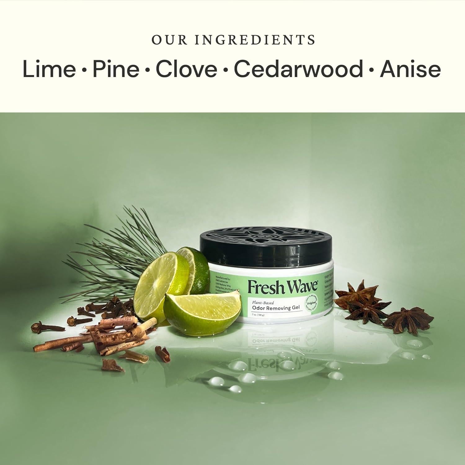 Gel Eliminador de Olores Fresh Wave 198 g - Paquete de 3