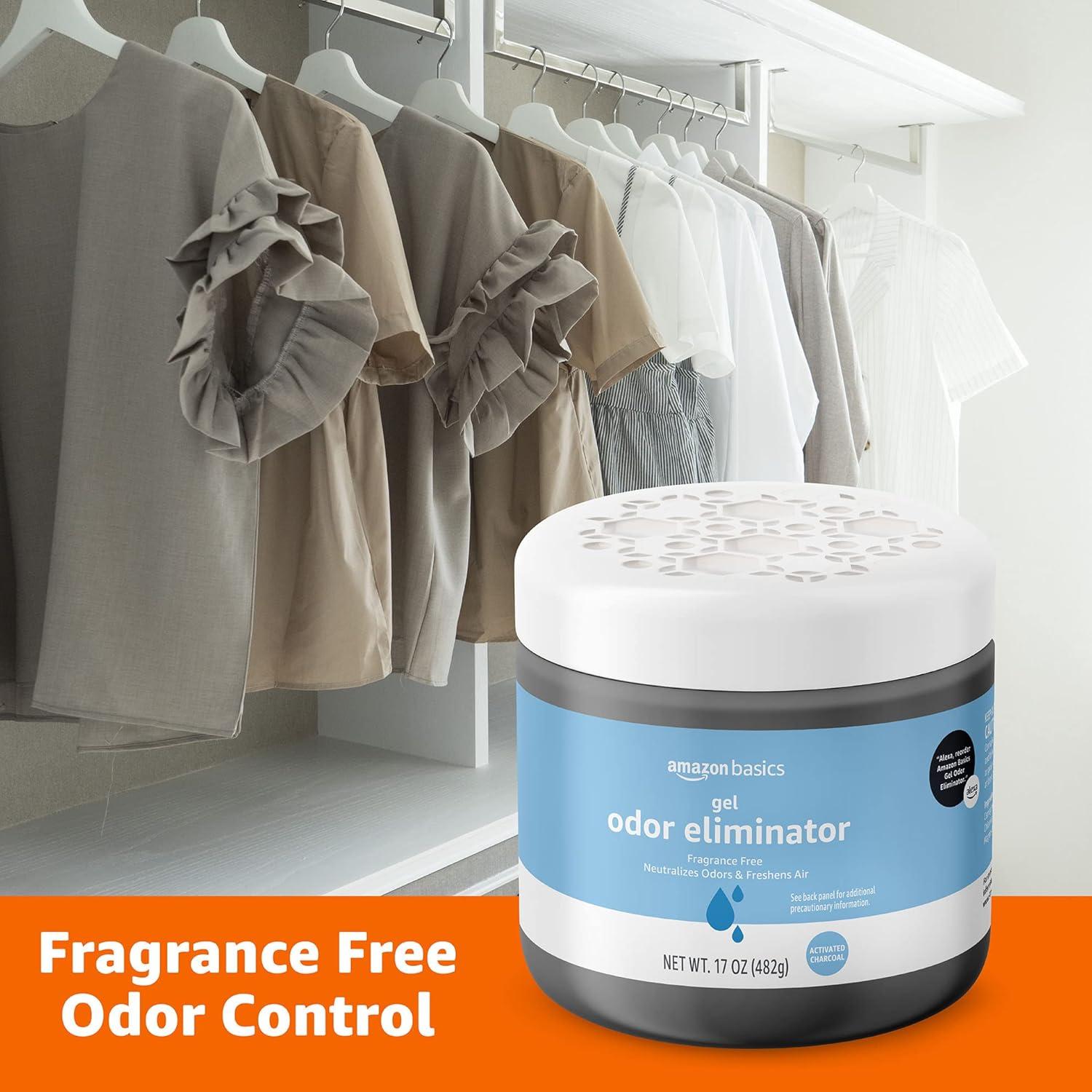 Eliminador de Olores en Gel Amazon Basics 482 g Sin Fragancia