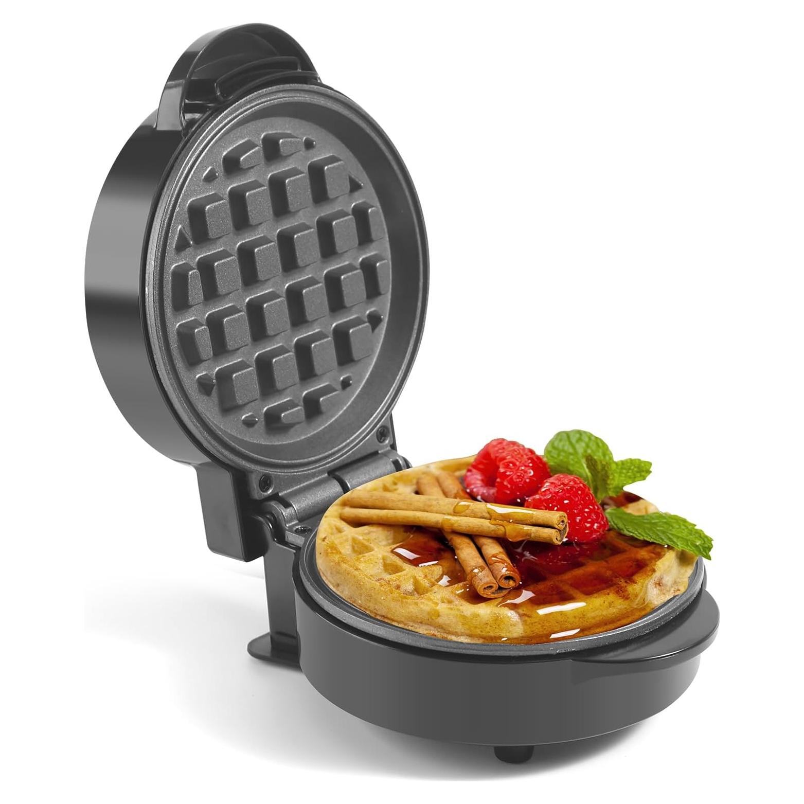 Mini Máquina de Waffles UVFAST 12,7 cm Antiadherente