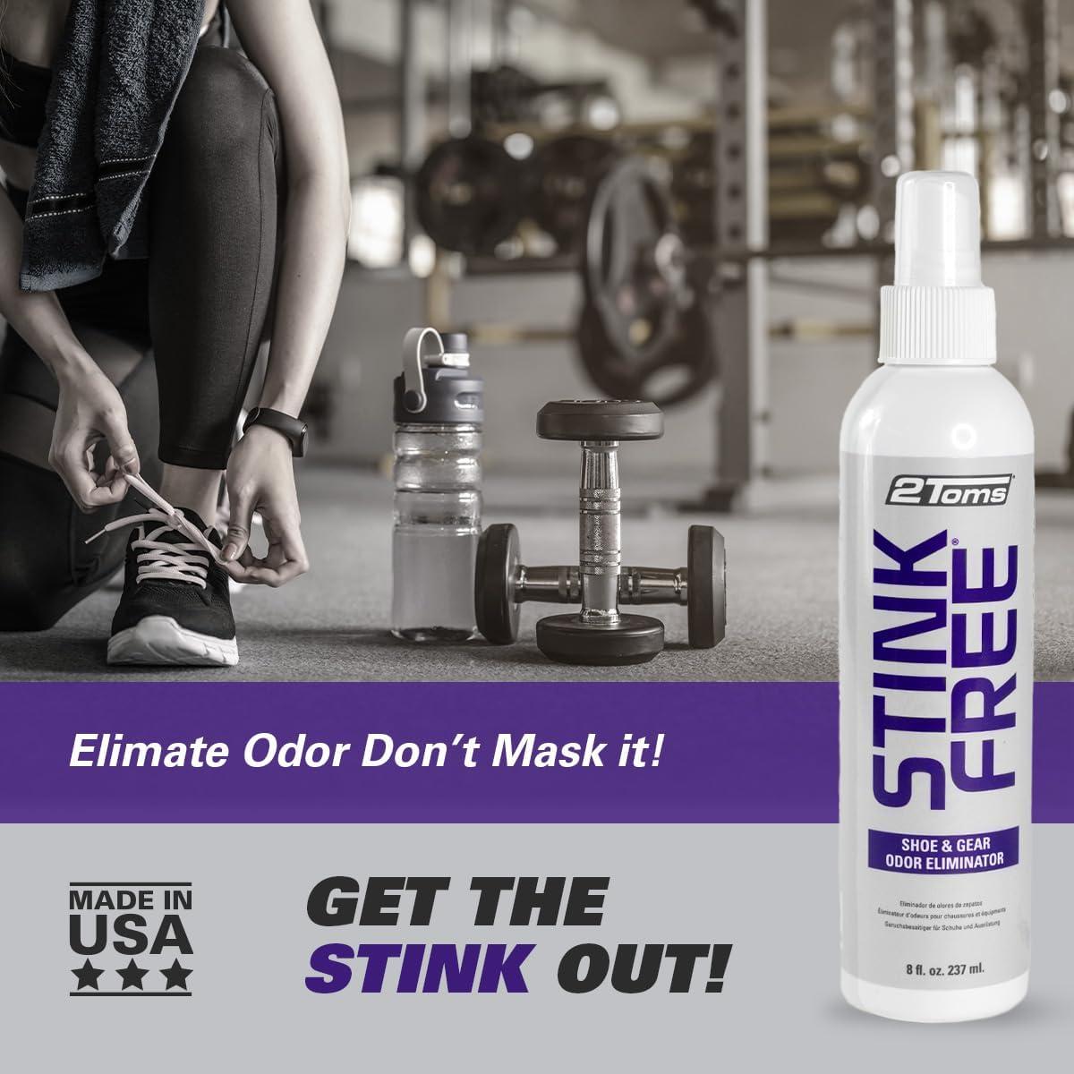 Spray Eliminador de Olores para Zapatos 2Toms StinkFree 240ml