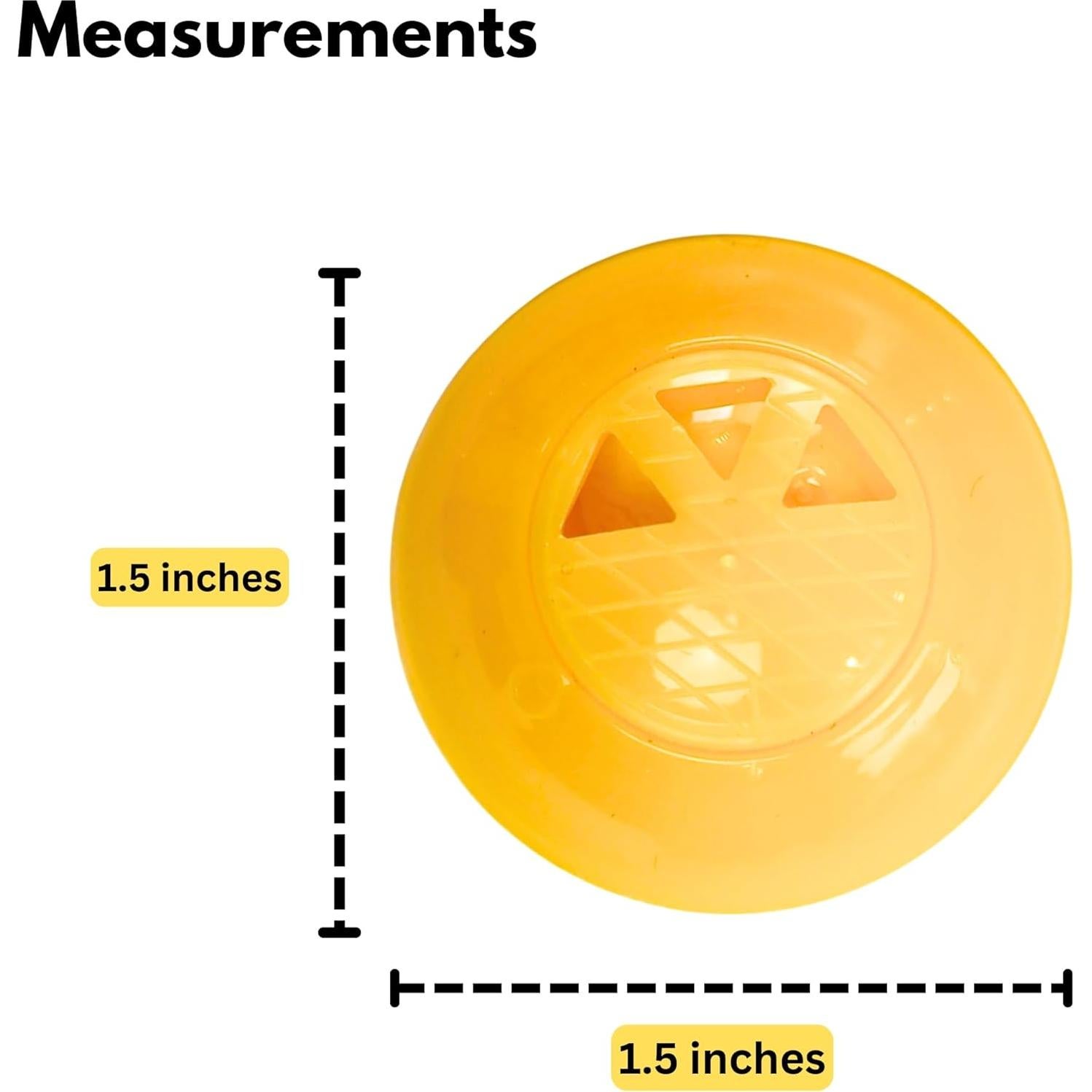 Paquete de 12 Esferas Desodorantes Iconikal Amarillo 2,54 cm