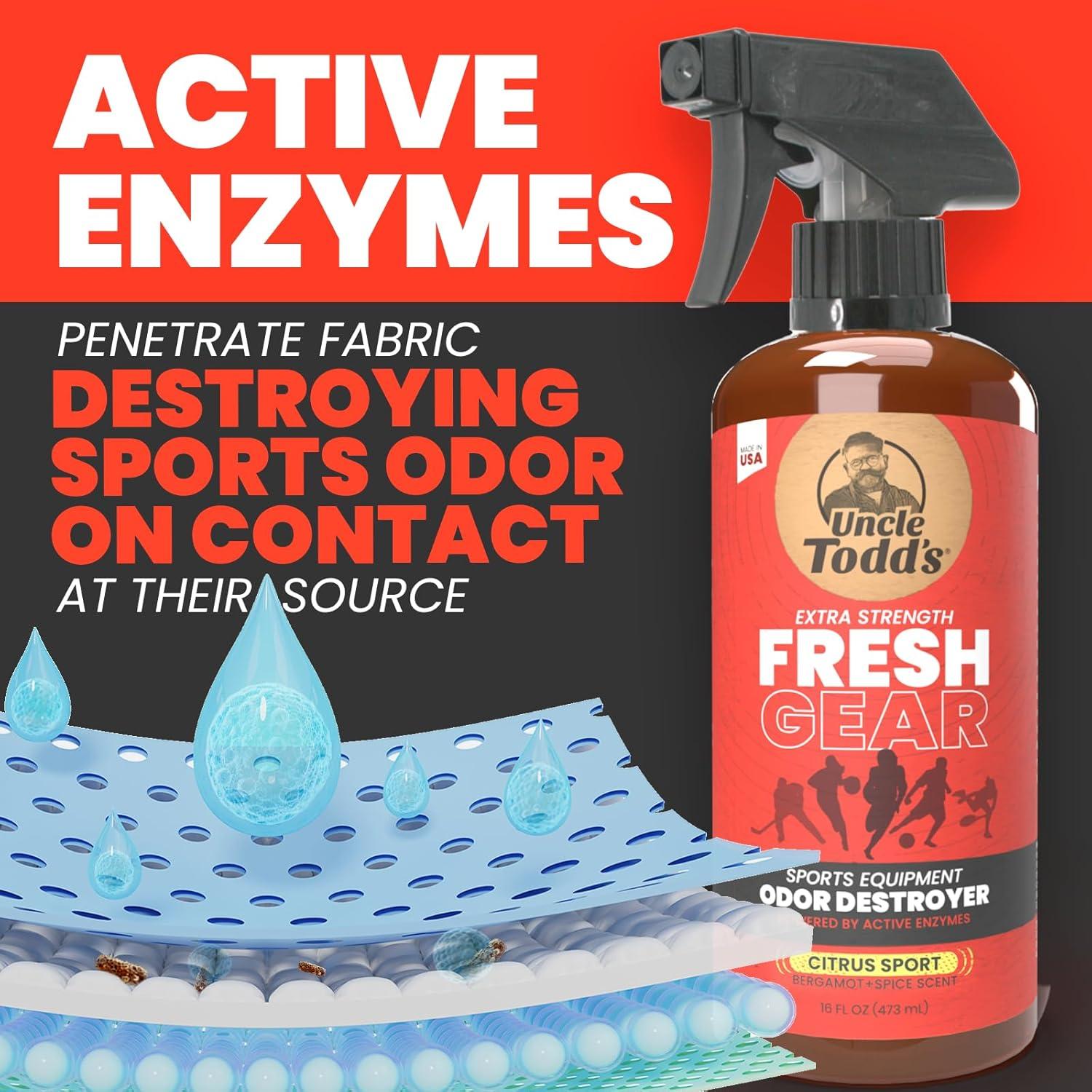 Desodorante en Spray Uncle Todd's Fresh Gear 473 ml - Aroma Cítrico