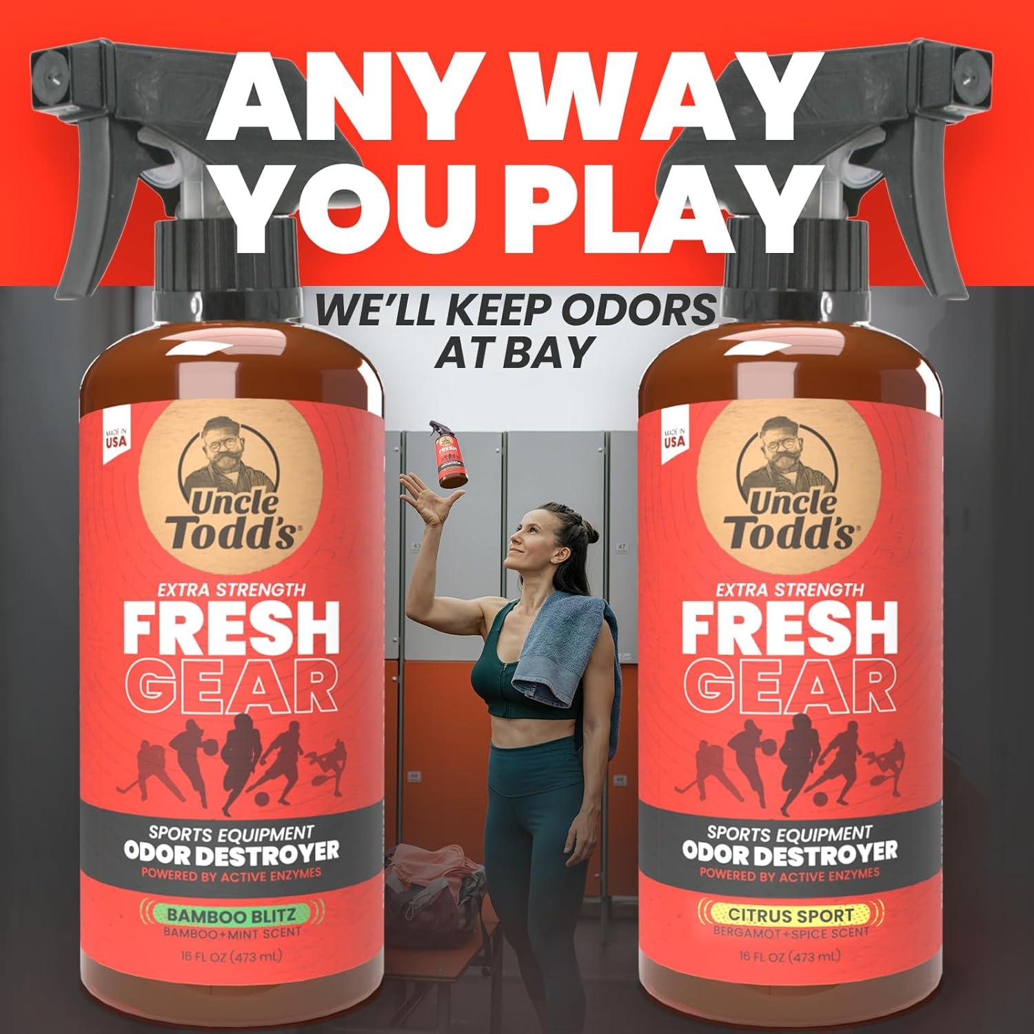 Desodorante en Spray Uncle Todd's Fresh Gear 473 ml - Aroma Cítrico