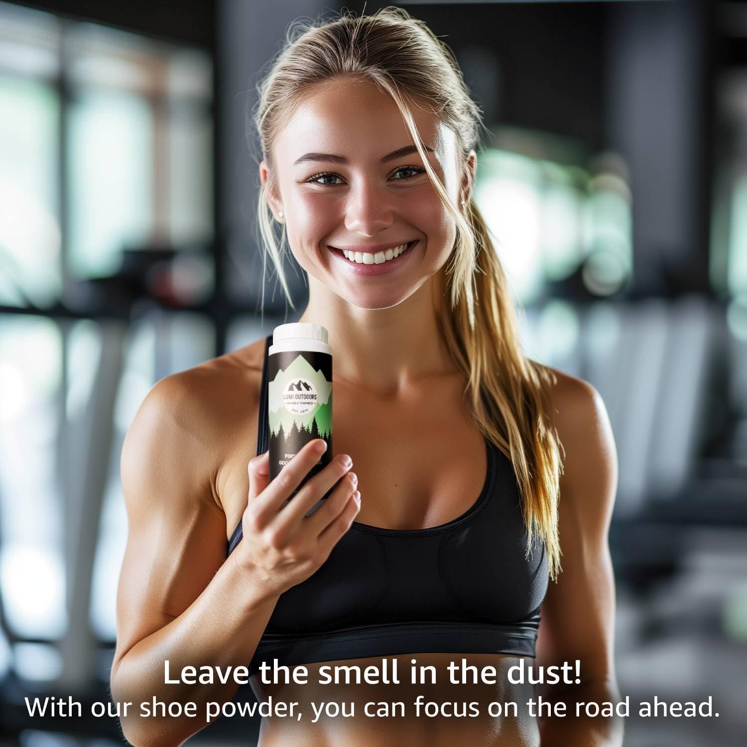 Desodorante Natural en Polvo para Pies Lumi Outdoors 100g