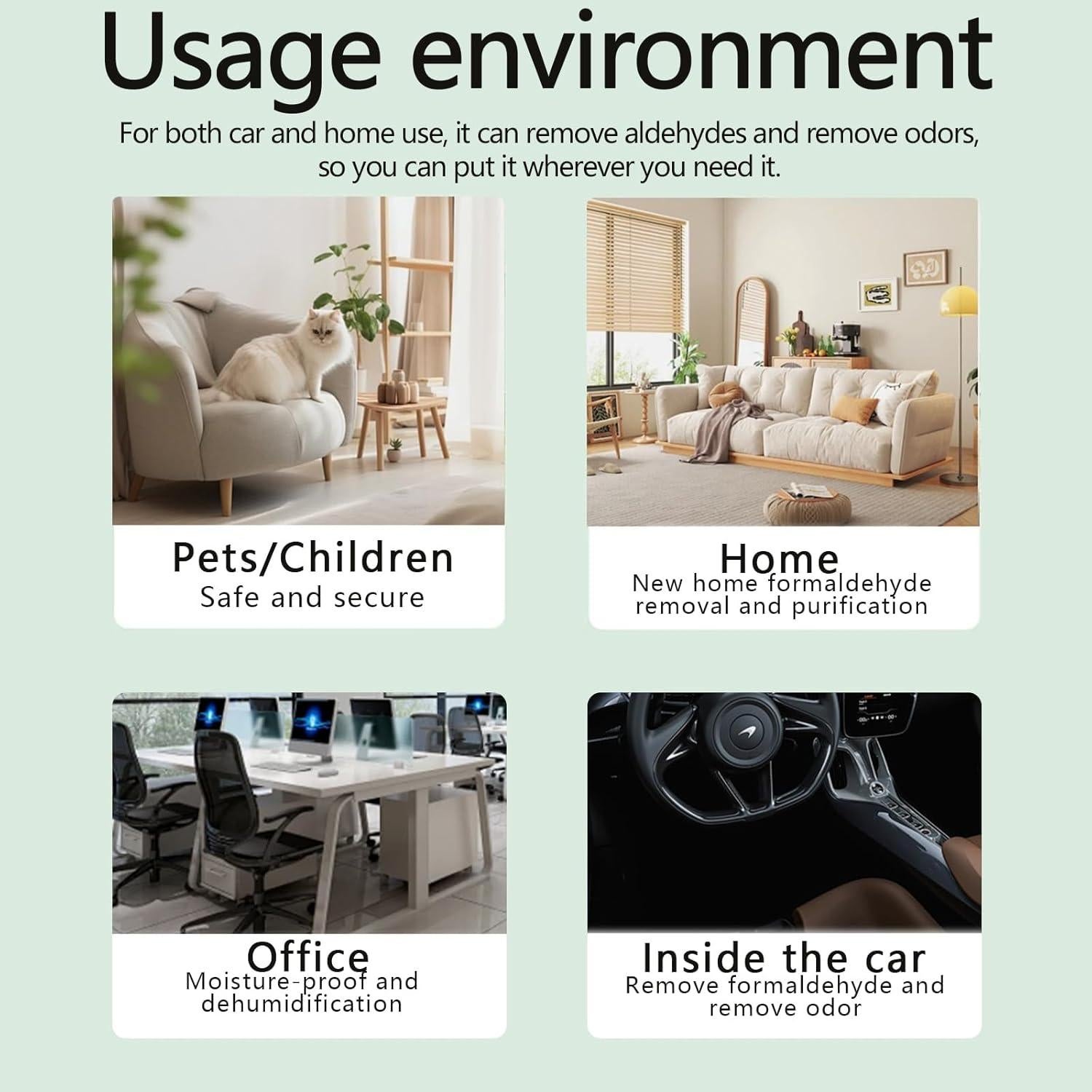 Paquete de 10 desodorantes de carbón activado KaiCarnte 50g