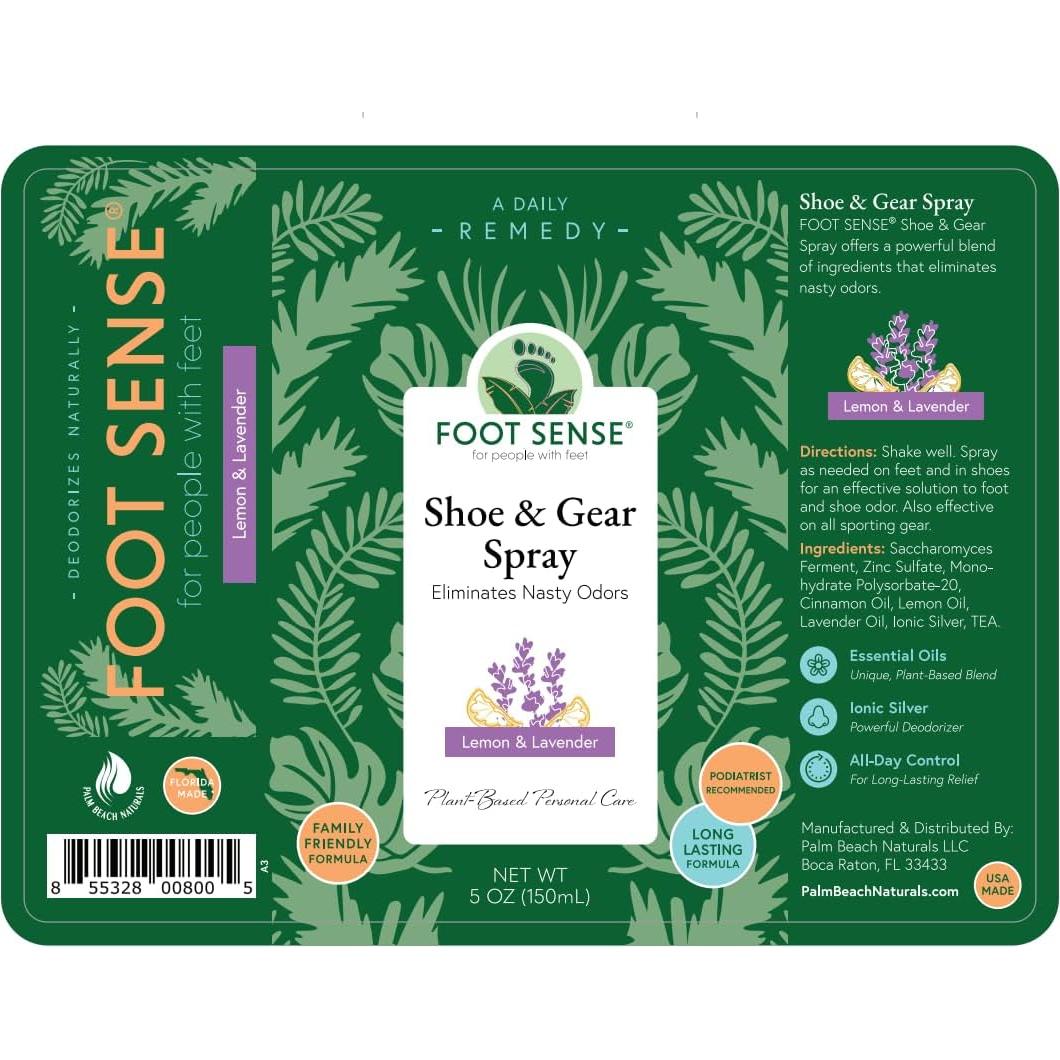 Desodorante Natural para Zapatos Foot Sense 150 ml