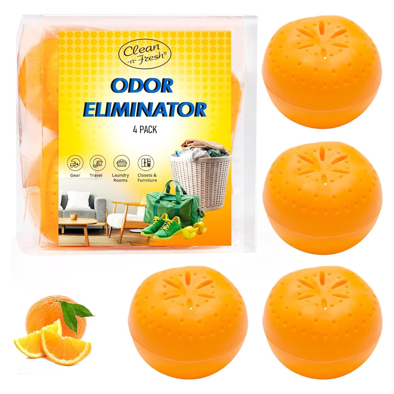 Paquete de 4 Bolas Desodorantes Clean-n-Fresh Bicarbonato