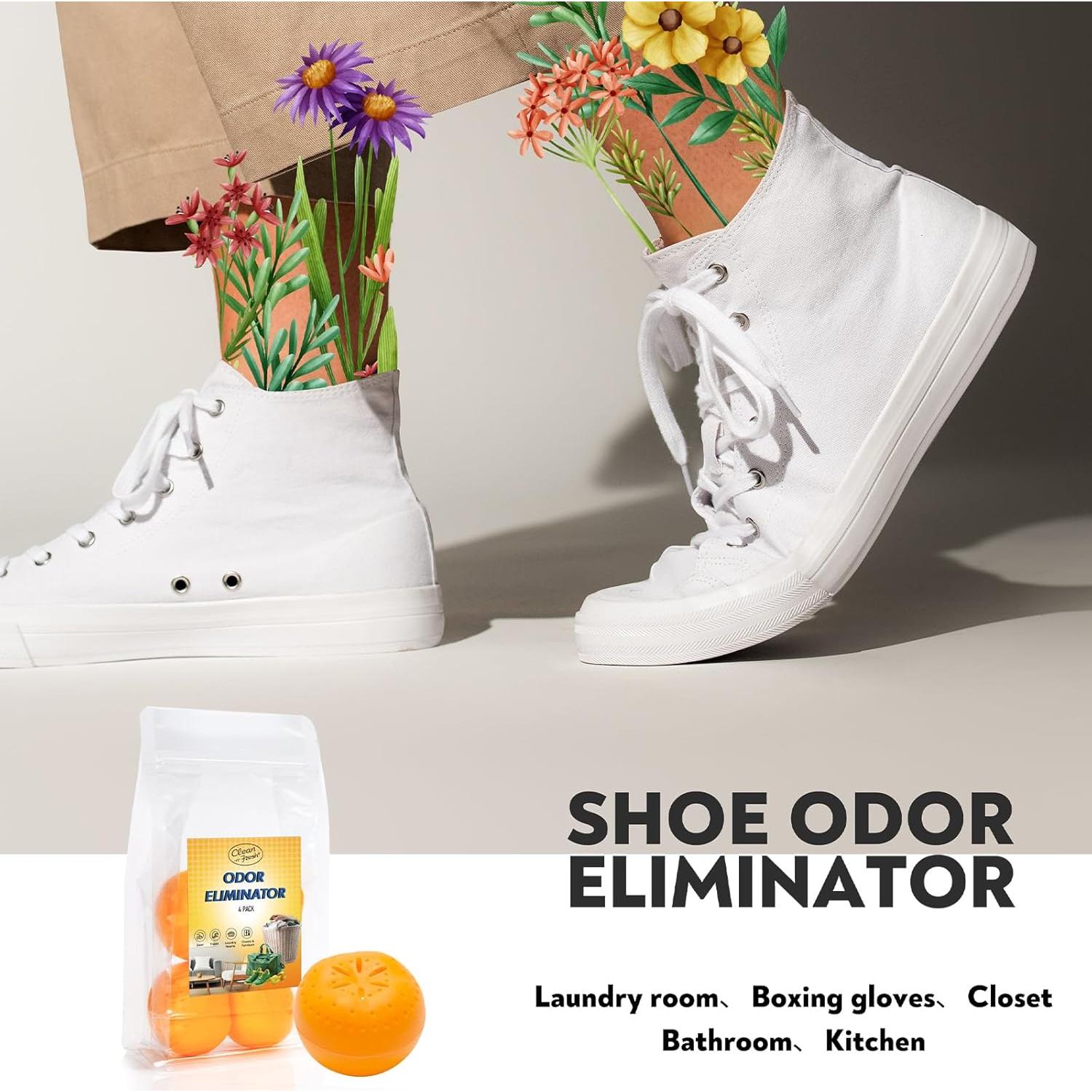 Paquete de 4 Bolas Desodorantes Clean-n-Fresh Bicarbonato