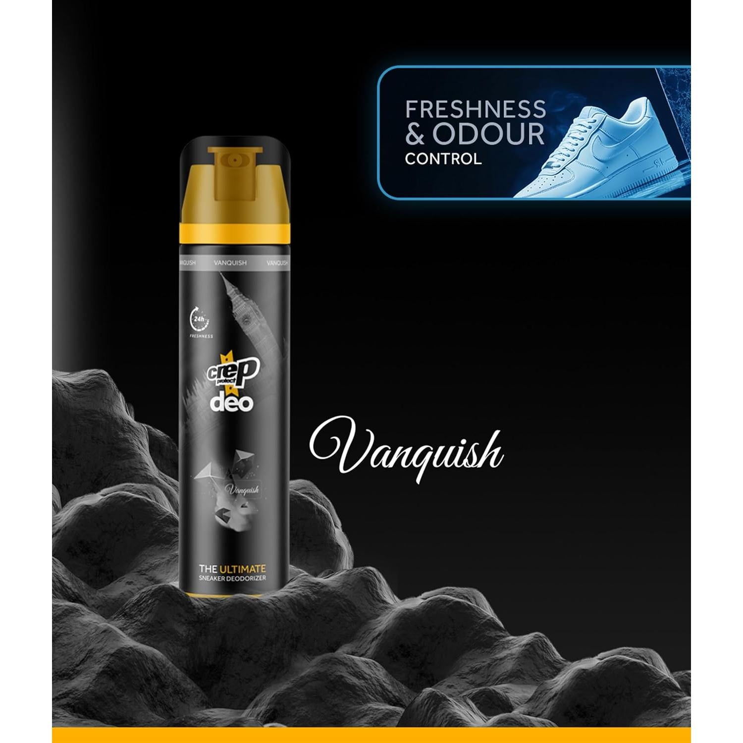 Spray Desodorante para Zapatos Crep Protect Vanquish 136g
