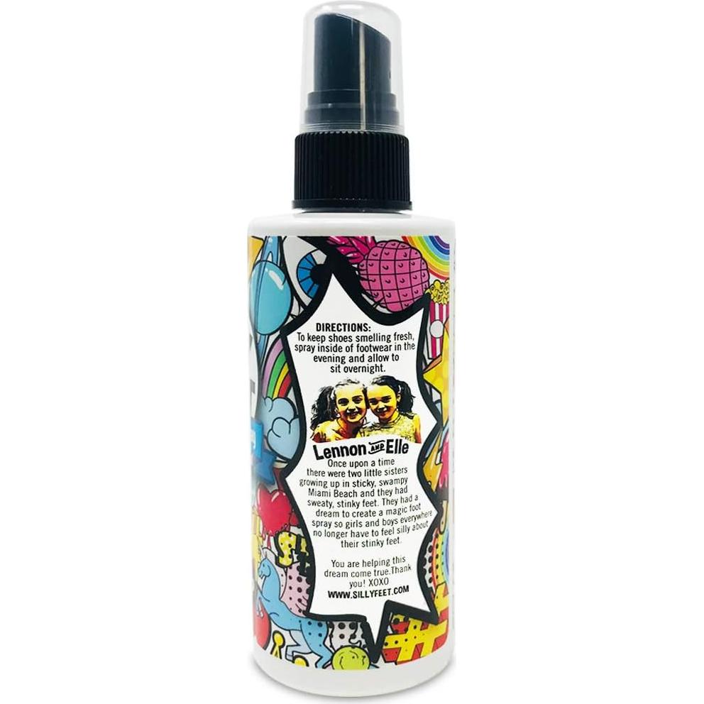 Spray Desodorante para Pies y Zapatos Silly Feet 136g Uva
