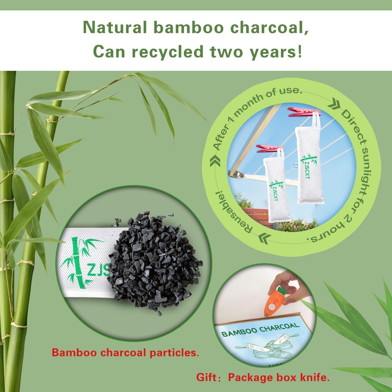 Desodorantes para Zapatos ZJSCXT - Carbón de Bambú 22 cm