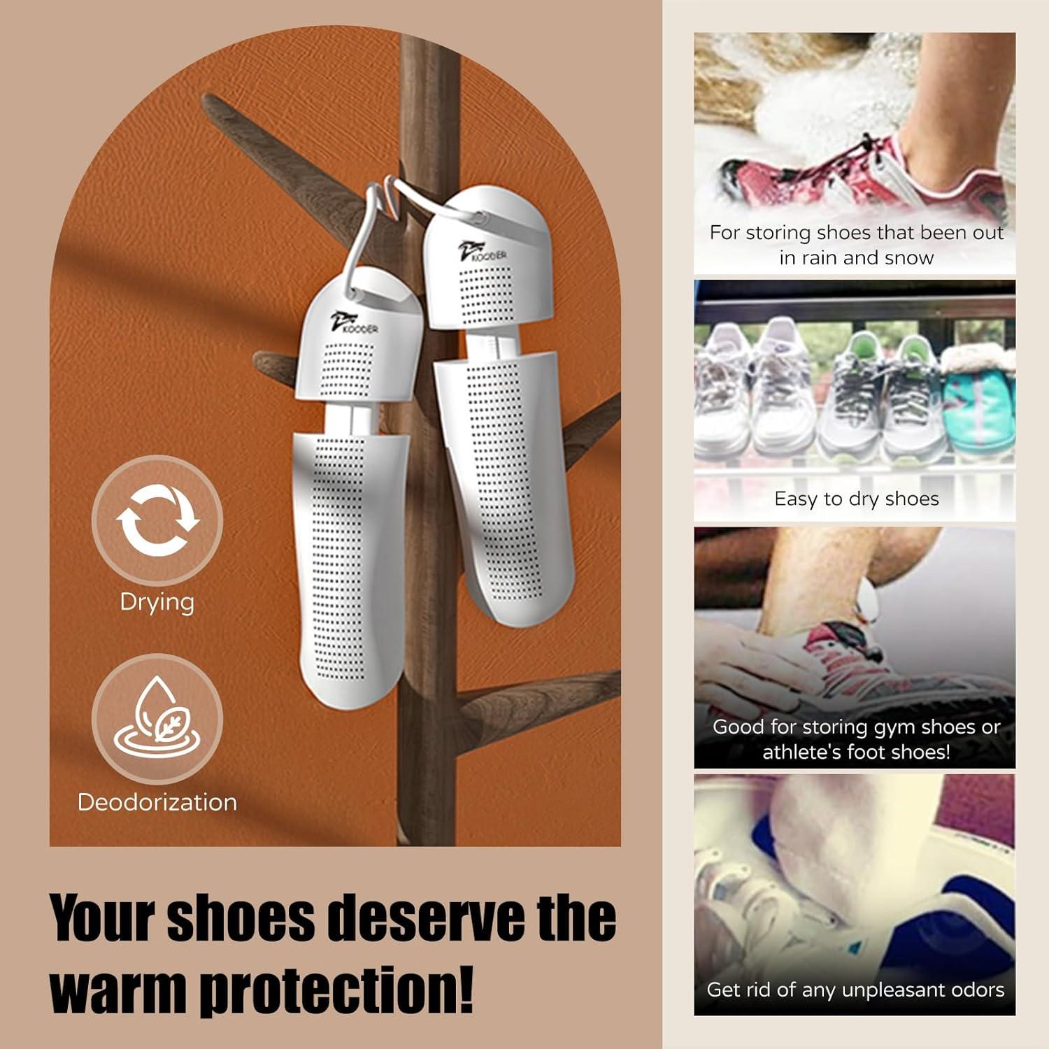 Secador de Zapatos KOODER HXQ-02 Blanco 0.28 kg