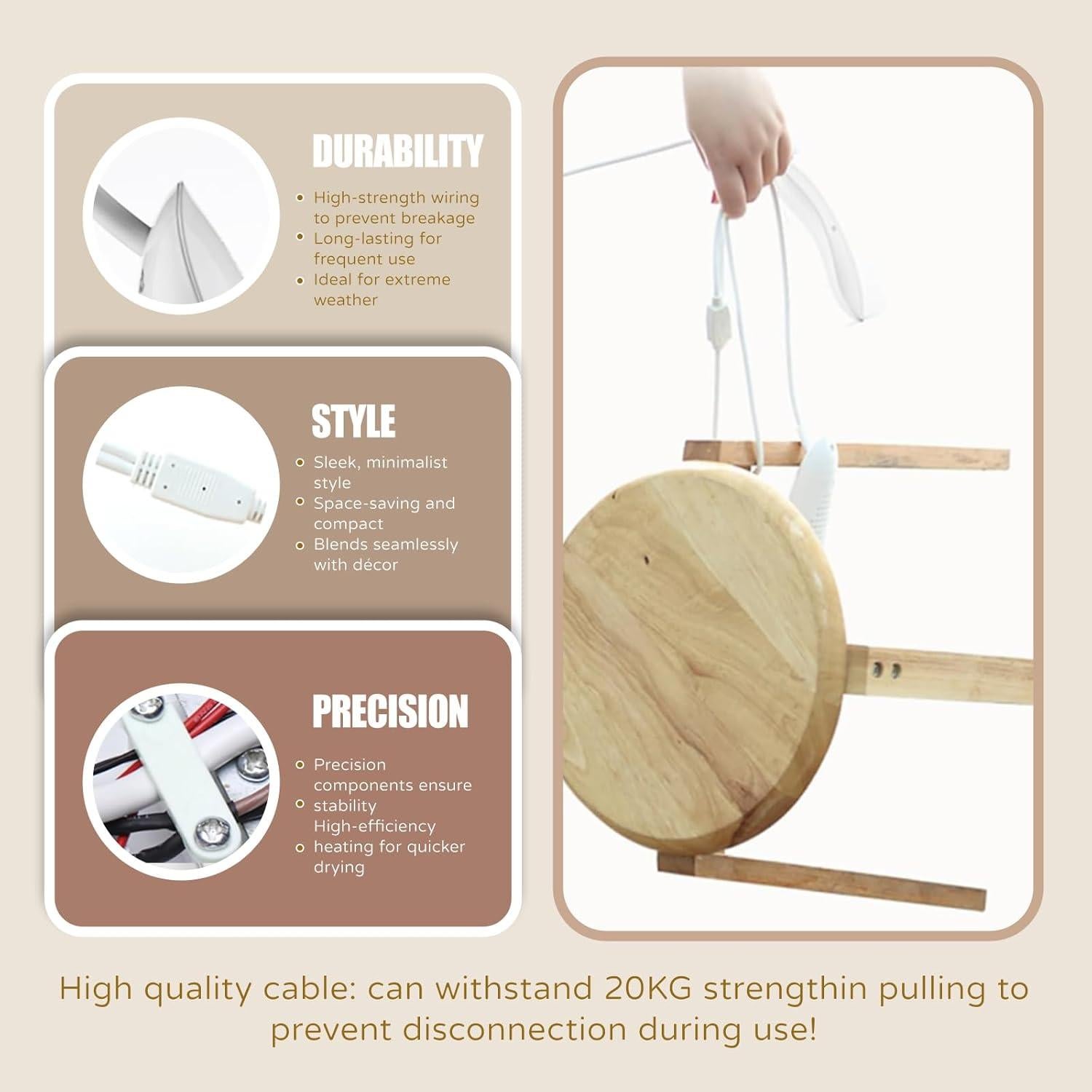 Secador de Zapatos KOODER HXQ-02 Blanco 0.28 kg