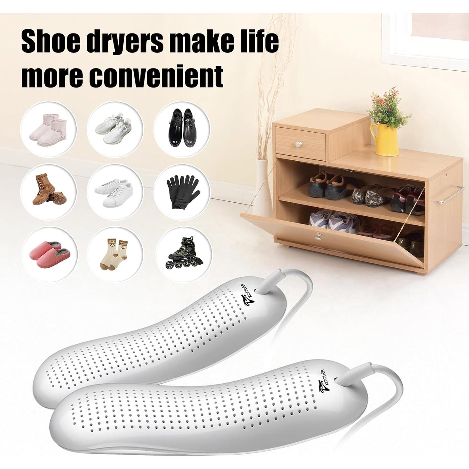 Secador de Zapatos KOODER HXQ-02 Blanco 0.28 kg