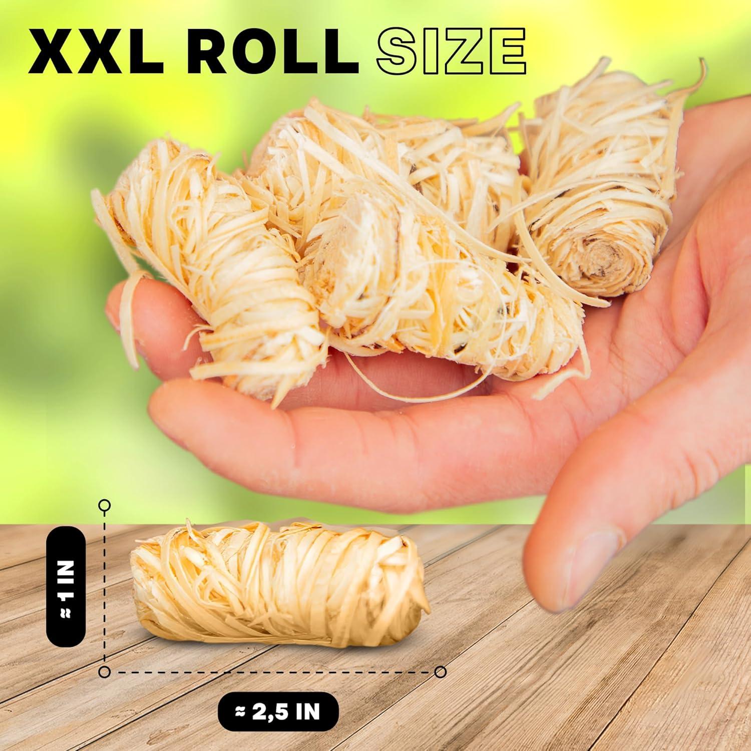 300 Iniciadores de Fuego Naturales Woodover para BBQ y Chimenea