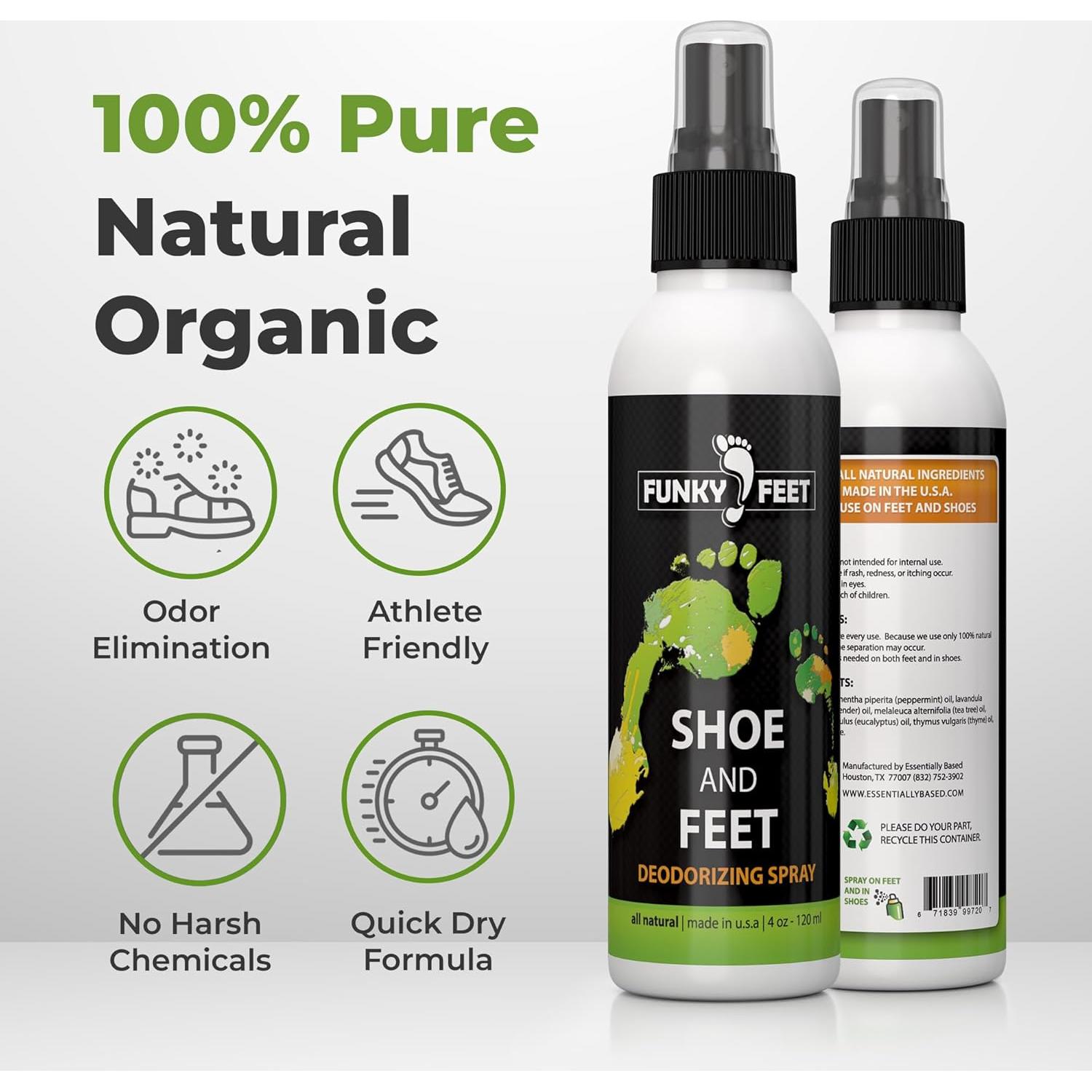 Spray Desodorante para Zapatos y Pies Funky Feet 120ml