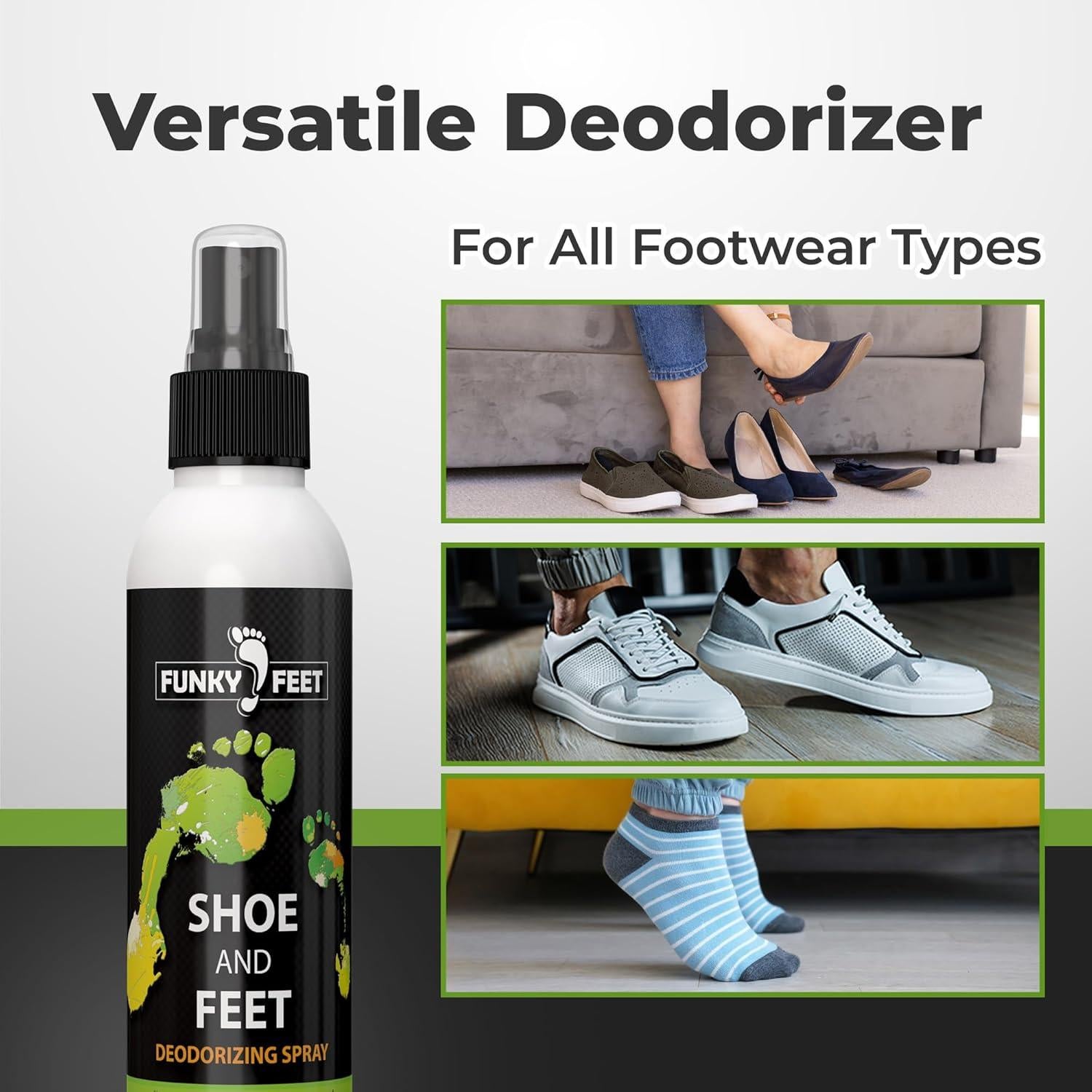 Spray Desodorante para Zapatos y Pies Funky Feet 120ml