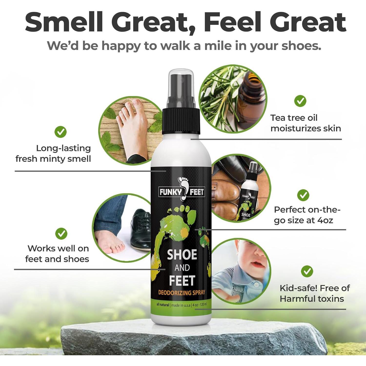 Spray Desodorante para Zapatos y Pies Funky Feet 120ml