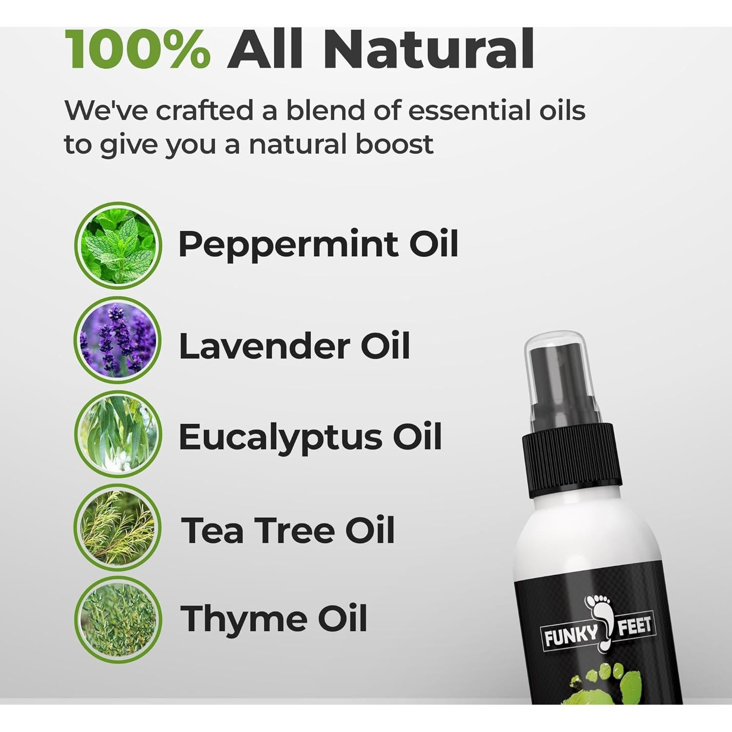 Spray Desodorante para Zapatos y Pies Funky Feet 120ml