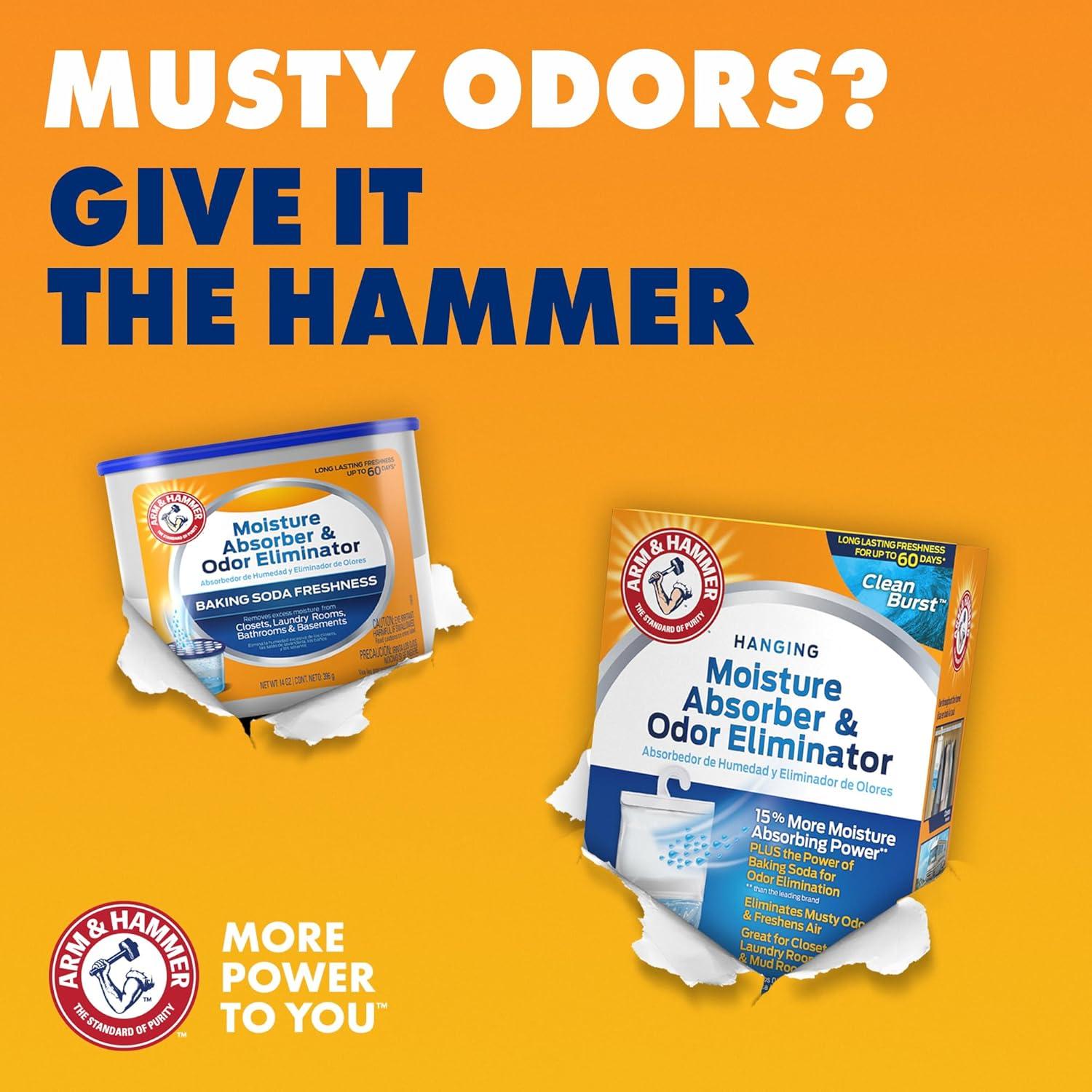 Arm & Hammer Absorbente de Humedad 3 Tubos 396 g Sin Fragancia