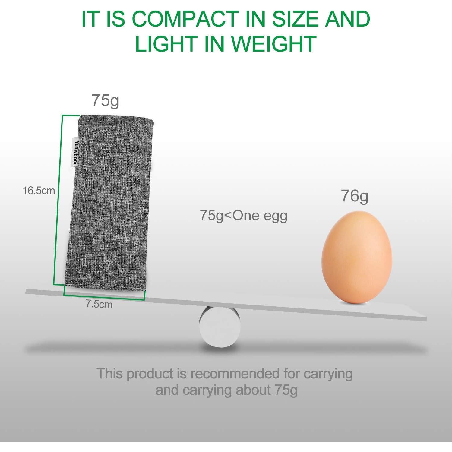 Bolsas de Carbón Activado Yumybom 4 Pack Purificadoras