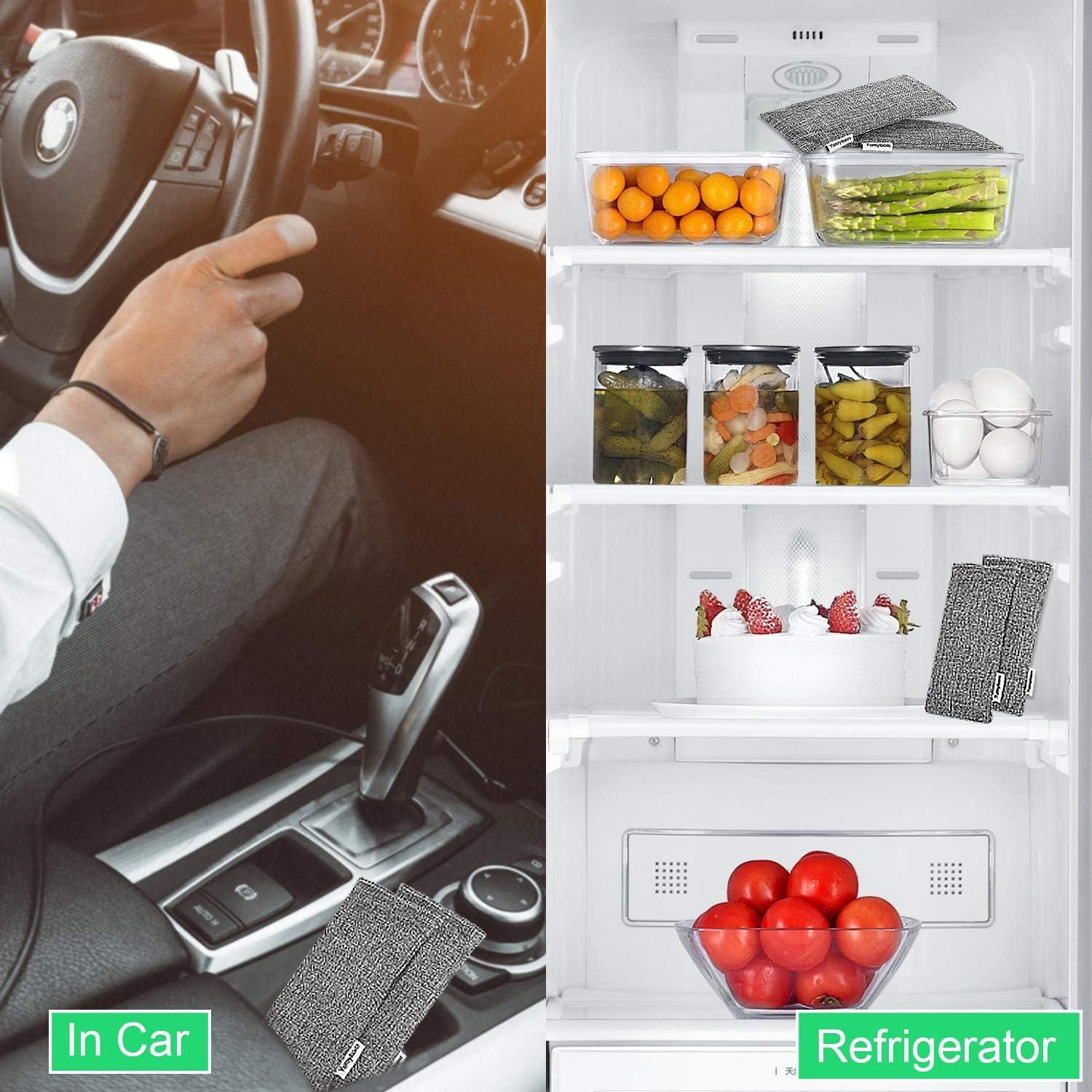 Bolsas de Carbón Activado Yumybom 4 Pack Purificadoras