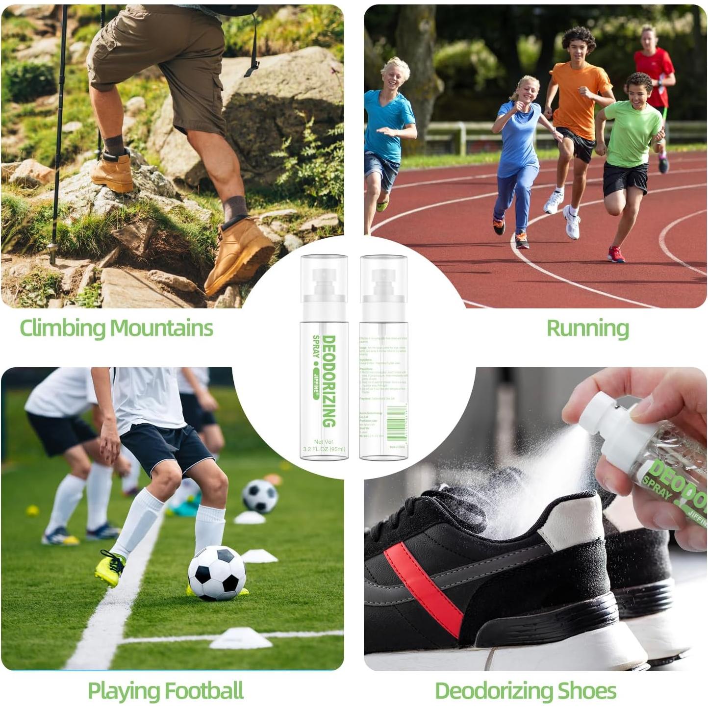 Spray Desodorante Natural Jiffine para Zapatos 85 ml