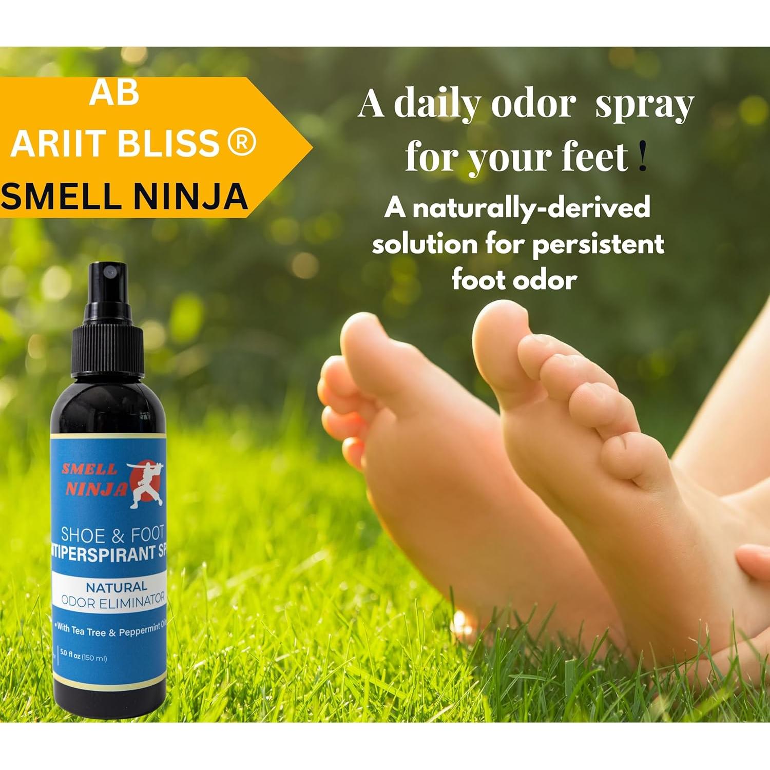 Desodorante Natural para Zapatos Smell Ninja Eucalipto 150ml