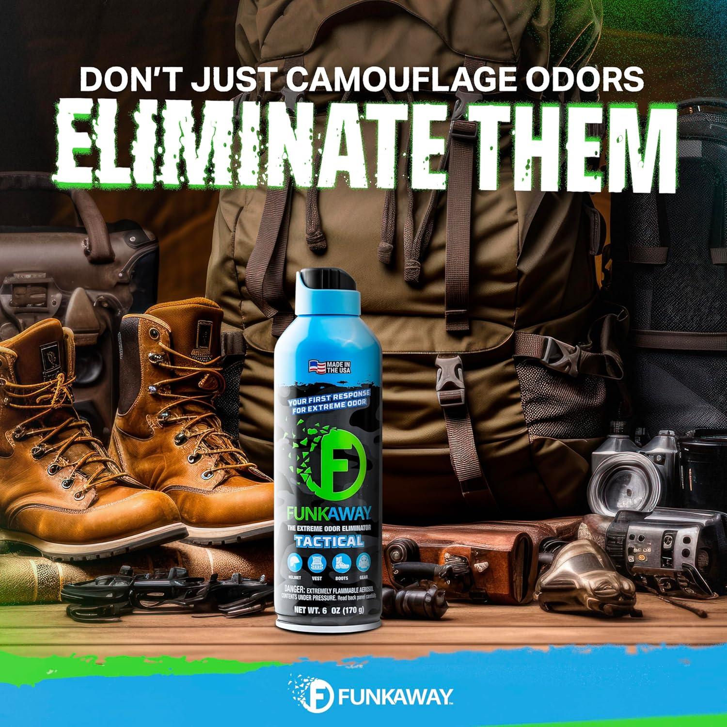 FunkAway Eliminador de Olores Grado Militar 170 g Spray