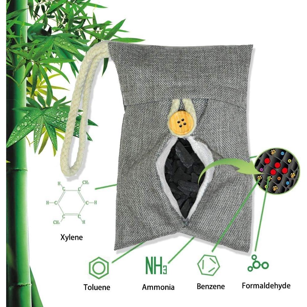 Bolsas de Carbón Activado de Bambú Kaidezhuye 15 Paquetes 100g