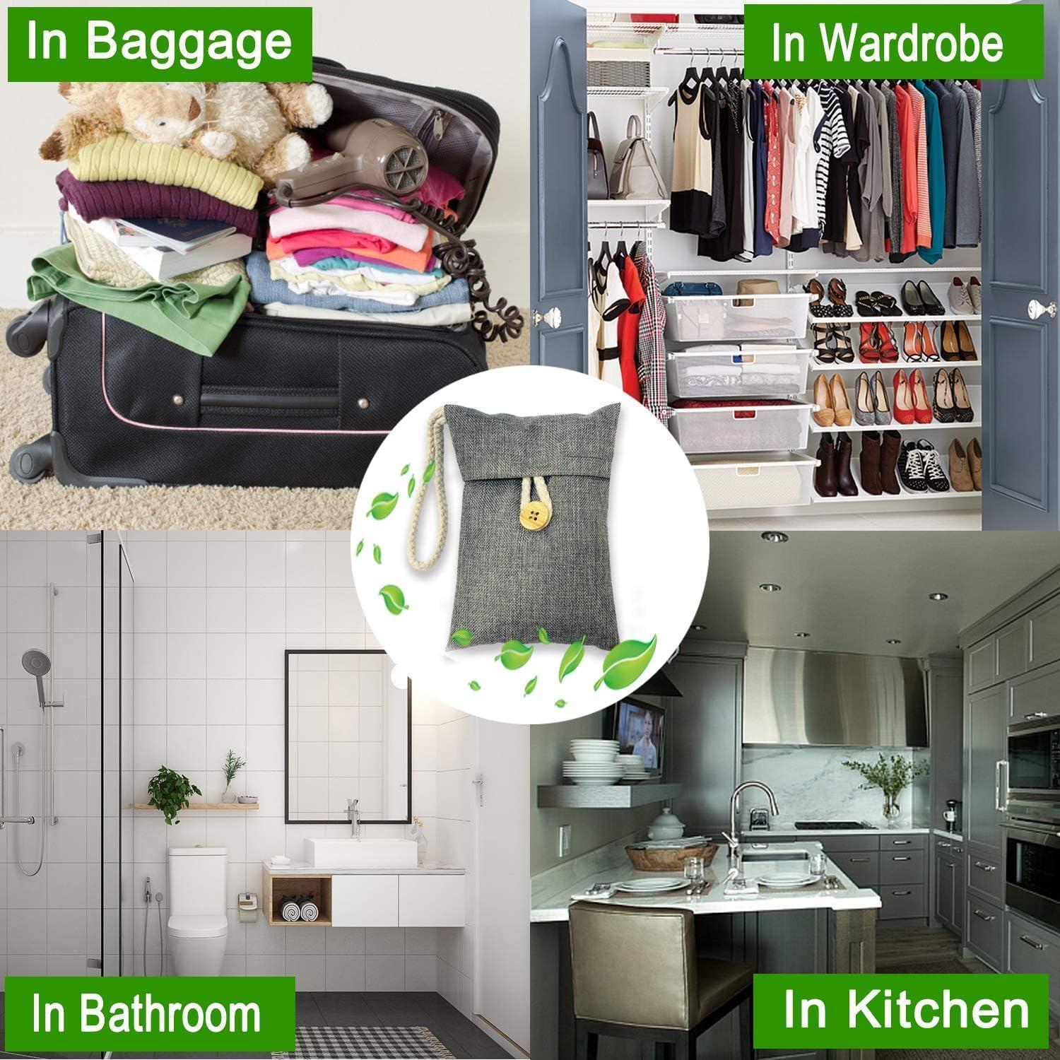 Bolsas de Carbón Activado de Bambú Kaidezhuye 15 Paquetes 100g