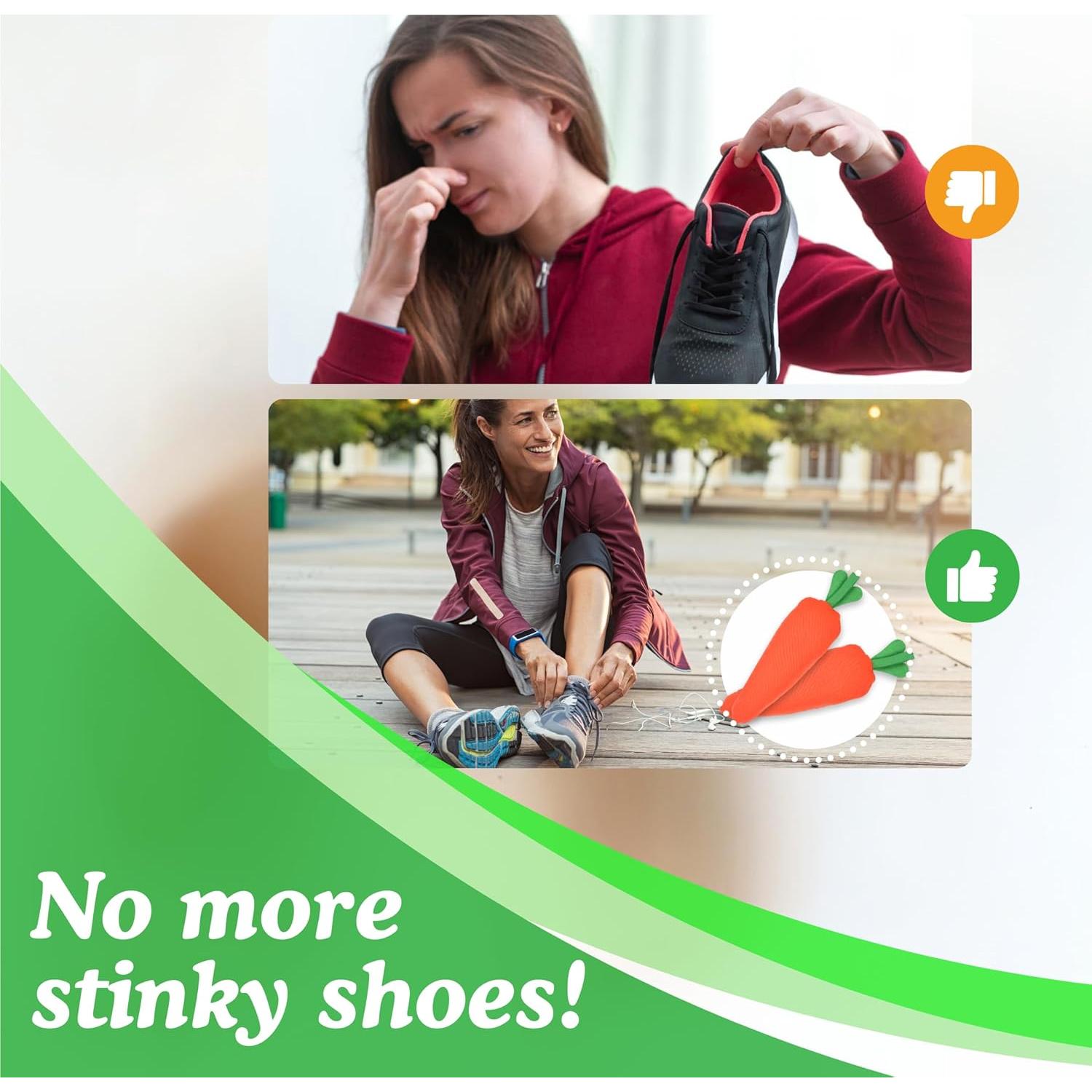 Desodorante para zapatos Carrotsoles 2 Pack Carbón Activado