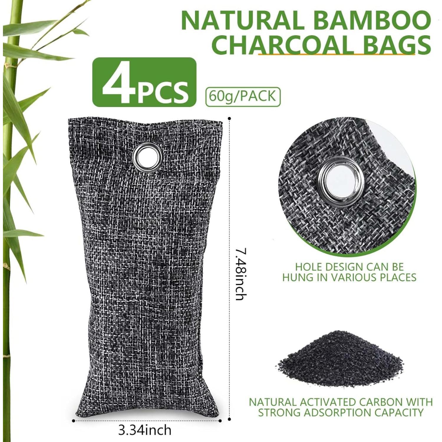 Bolsas de Carbón Activado WSSROGY - 4 Unidades Purificadoras