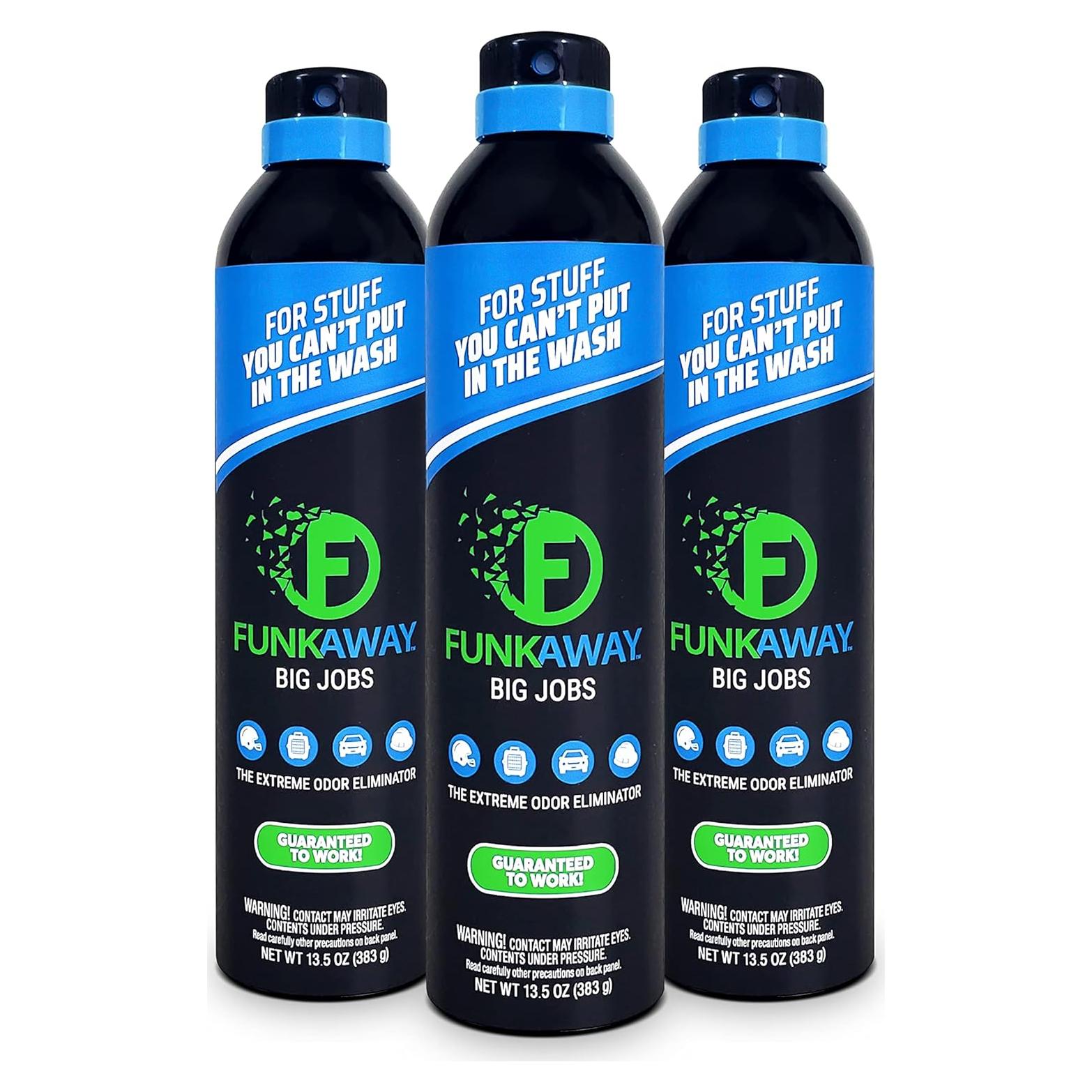 FunkAway Big Jobs Spray Eliminador de Olores 3 Pack 382,7 ml