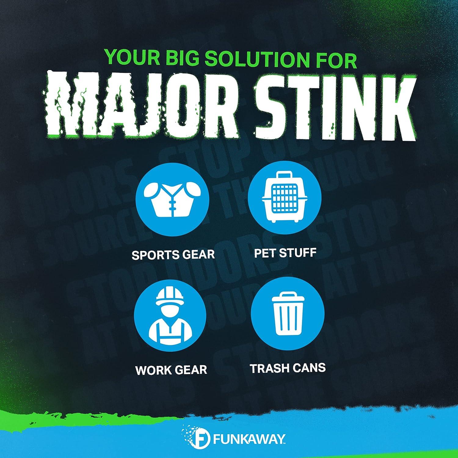 FunkAway Big Jobs Spray Eliminador de Olores 3 Pack 382,7 ml