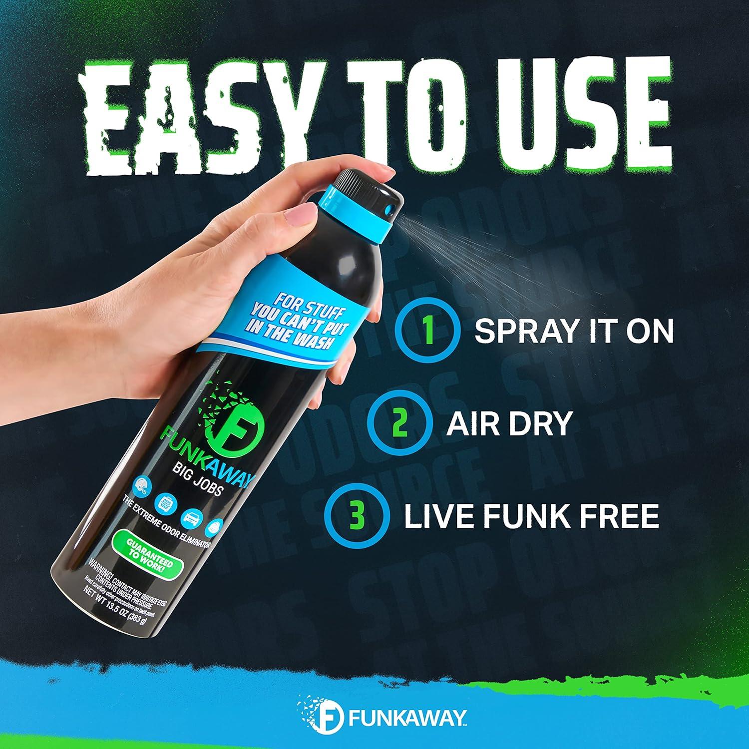 FunkAway Big Jobs Spray Eliminador de Olores 3 Pack 382,7 ml