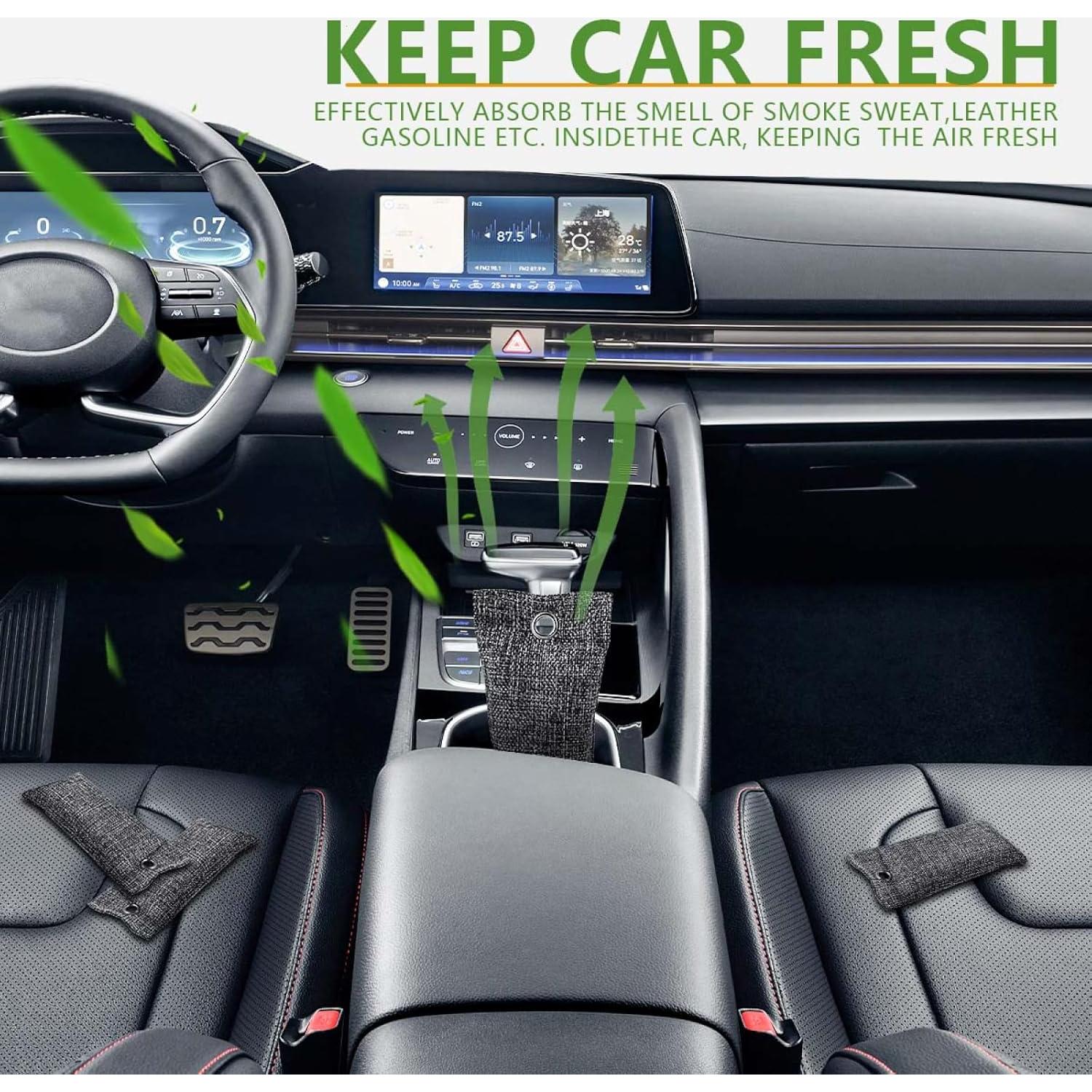 8 Bolsas Purificadoras de Aire WSSROGY Carbón Activado 60g