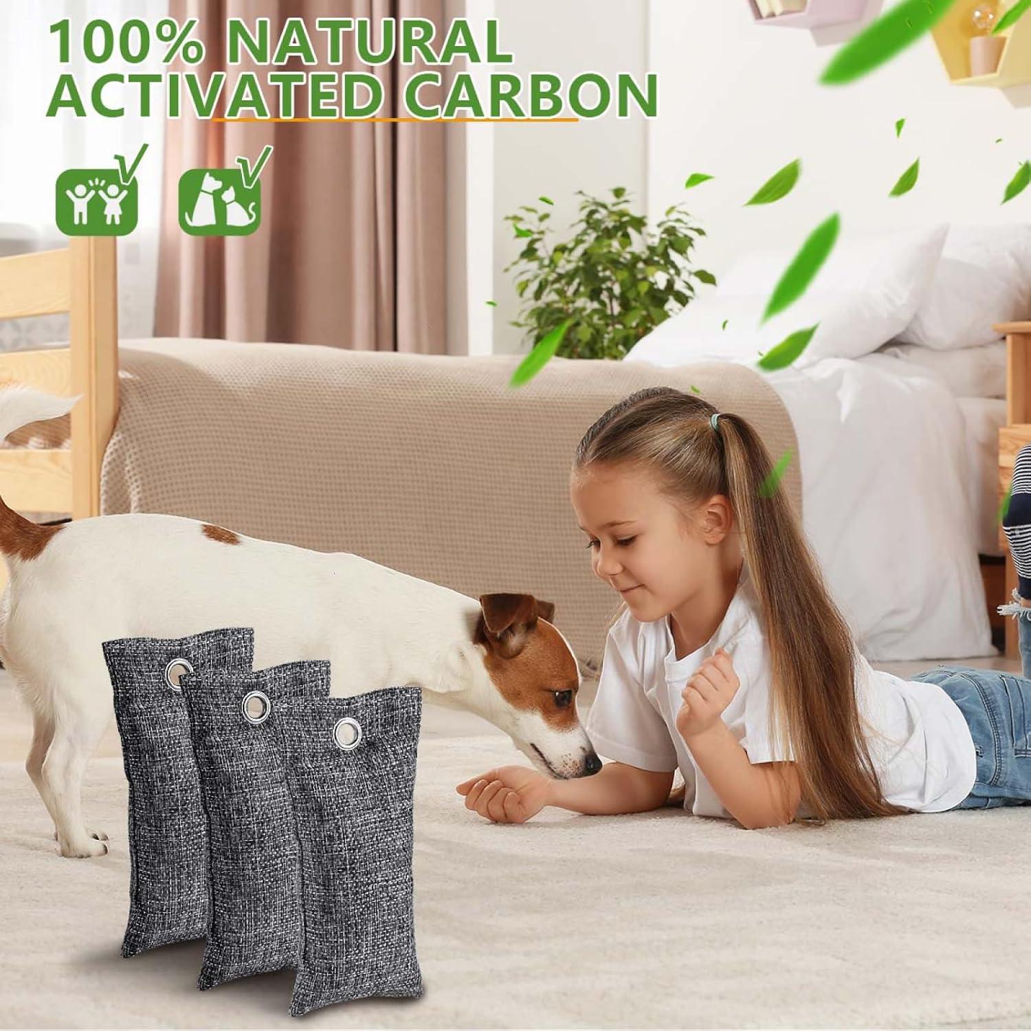 8 Bolsas Purificadoras de Aire WSSROGY Carbón Activado 60g